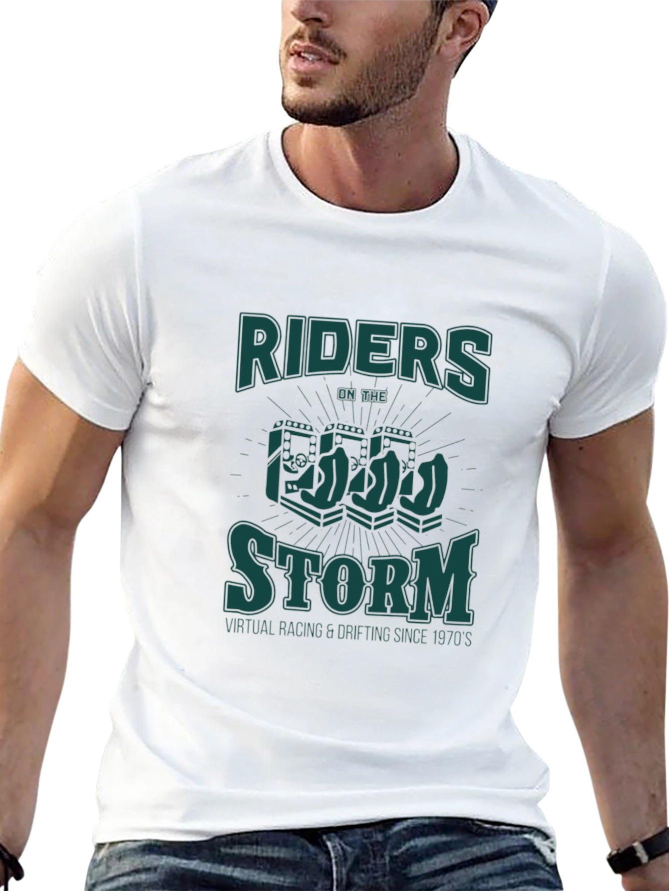 Black Riders on the Storm Graphic T-Shirt view 13