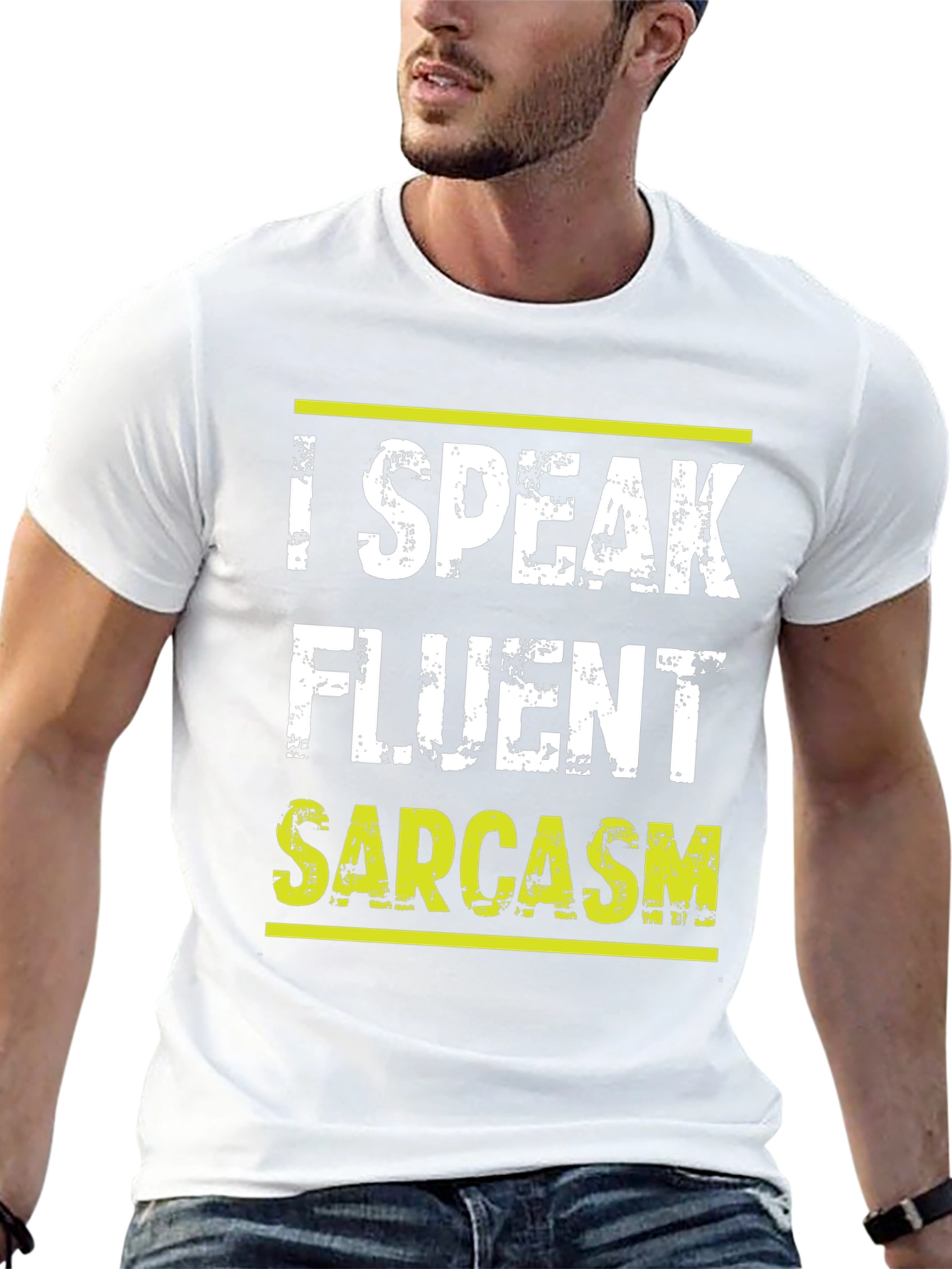 Black Sarcasm T-Shirt - Fluent Sarcasm view 13