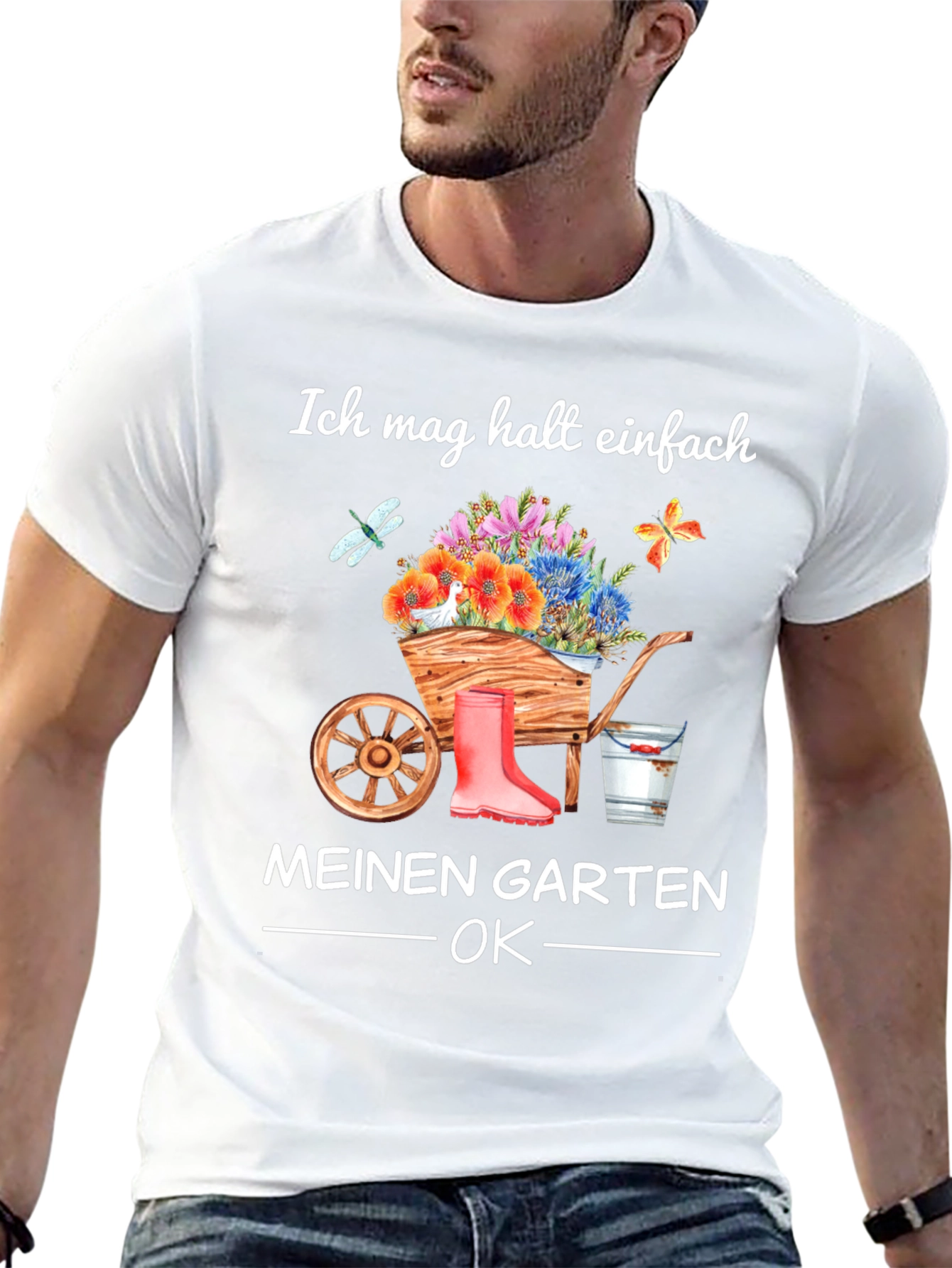 Black Ich Mag Halst Einfach Garten T-Shirt view 13