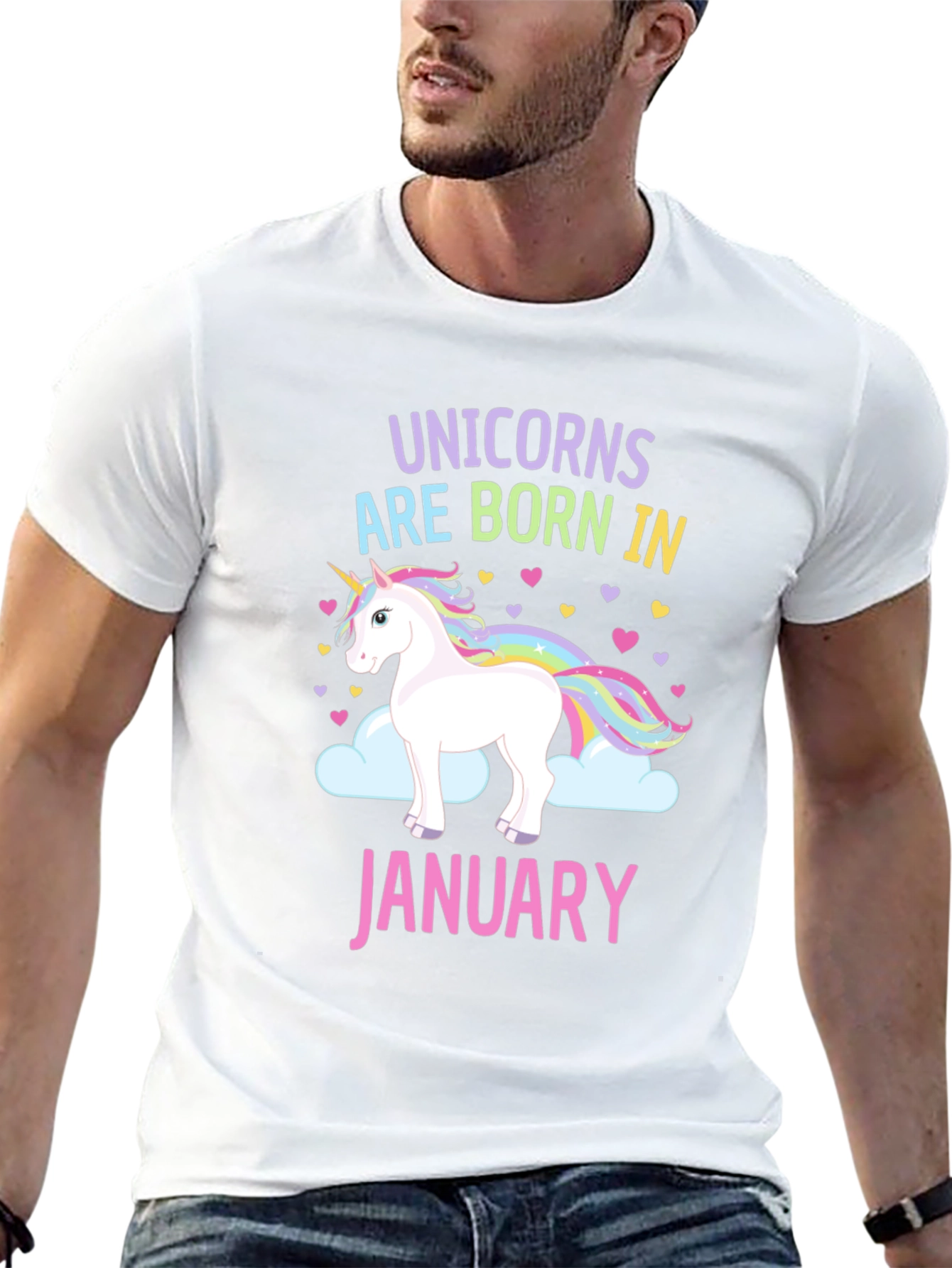 Unicorns Born in January T-Shirt - 13
