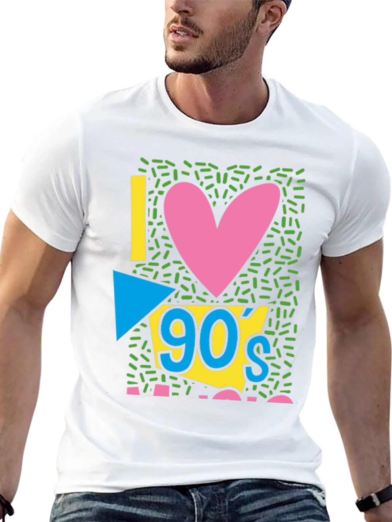 I Love the 90s Retro Graphic T-Shirt - 13