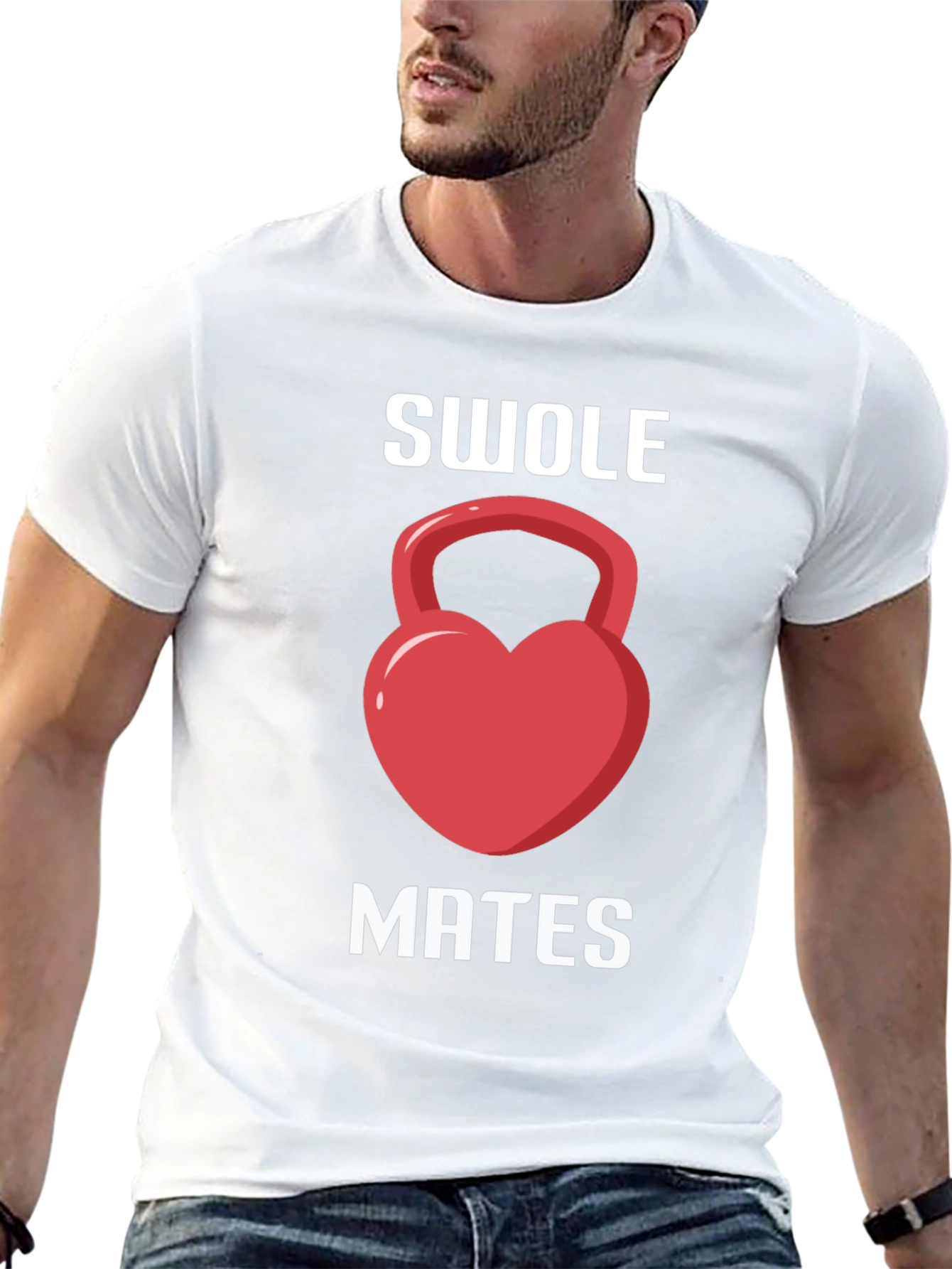 Black Swole Mates Black Graphic T-Shirt view 13