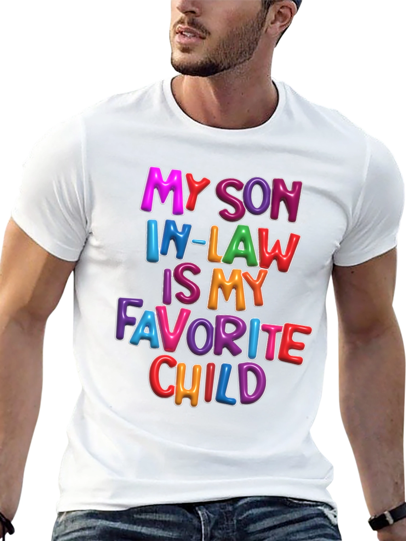 Black My Son In-Law Is My Favorite Child T-Shirt view 13