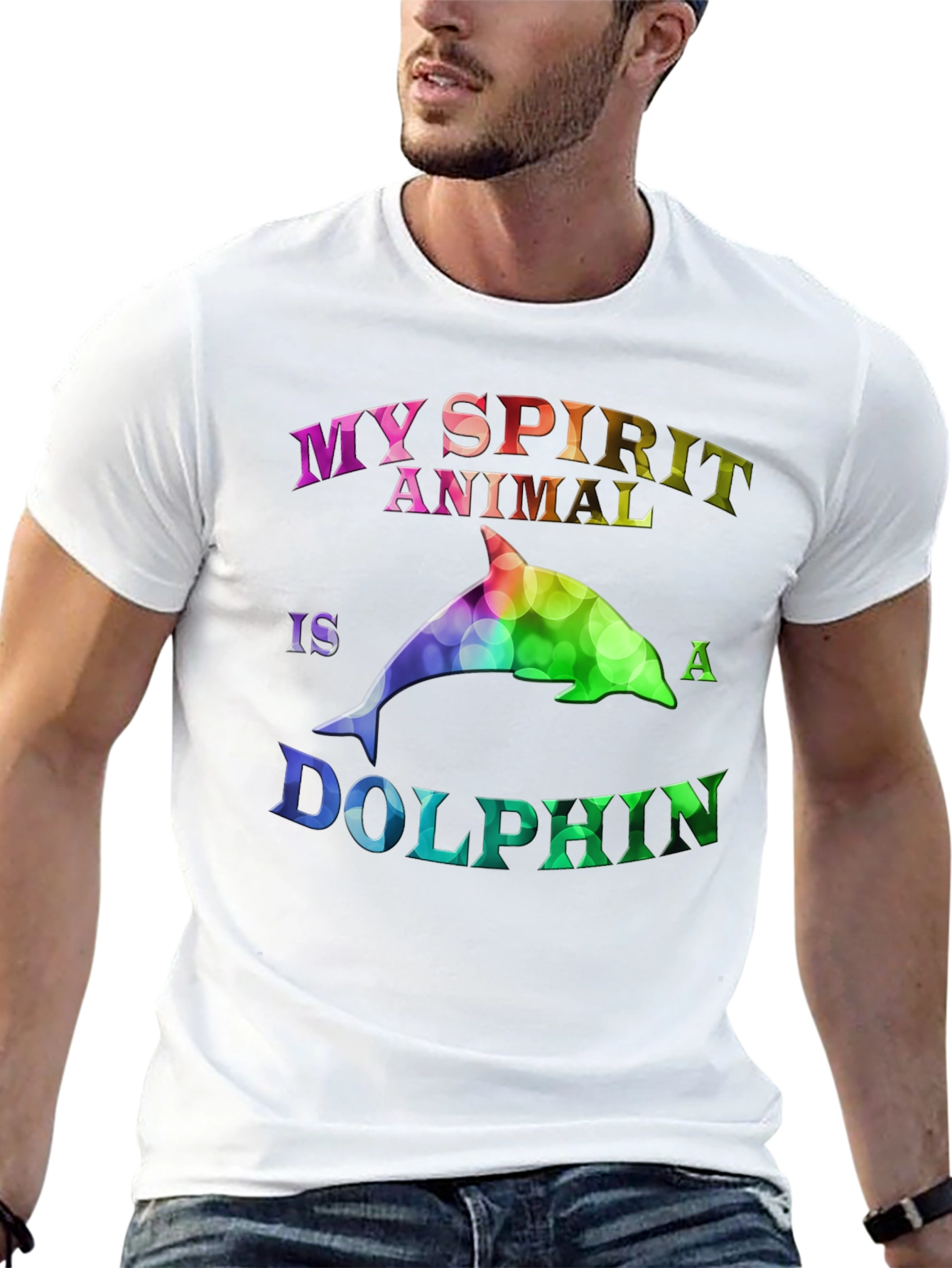 My Spirit Animal is a Dolphin T-Shirt - 13