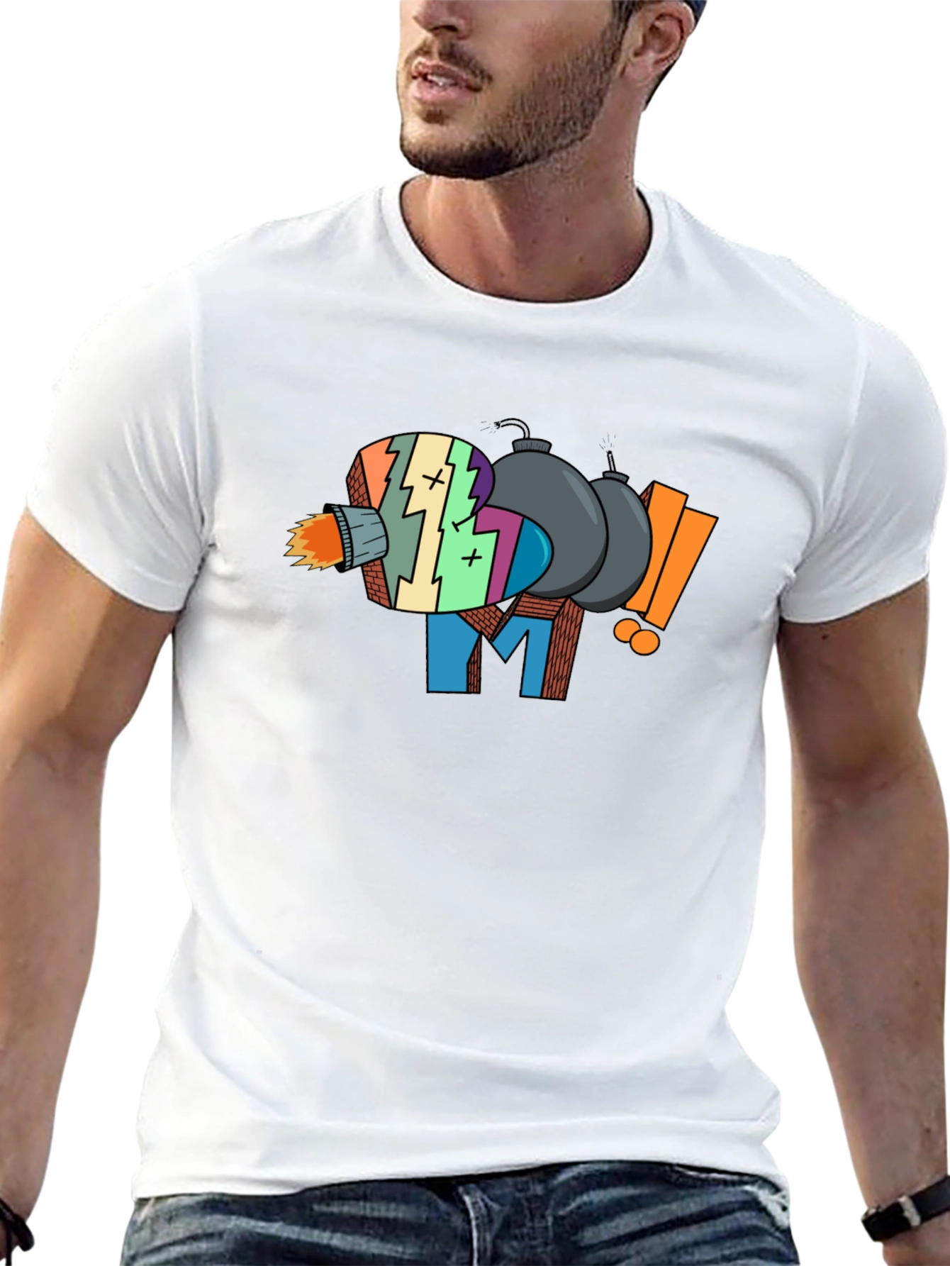 Black Boom Graphic T-Shirt view 13