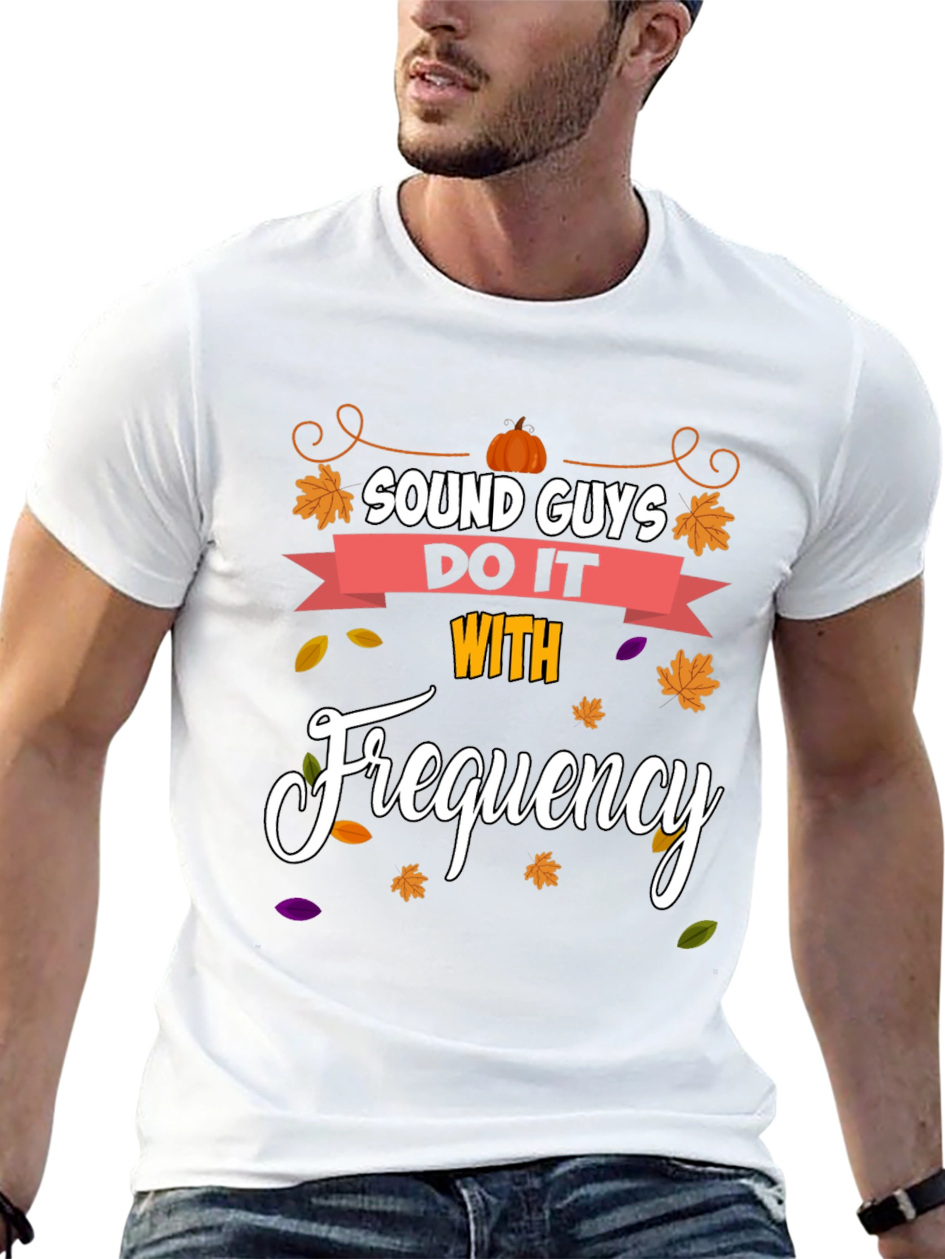 Black Sound Guys Frequency T-Shirt view 13