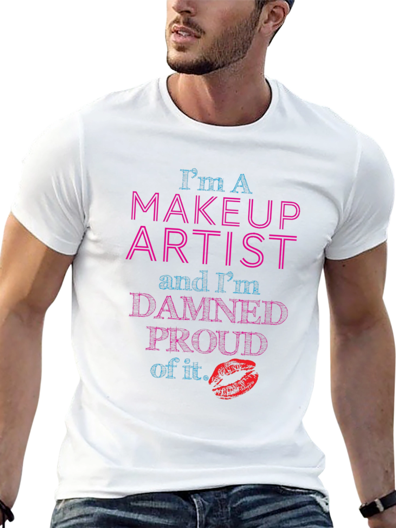 Black Makeup Artist Pride T-Shirt - Bold Graphic Tee view 13
