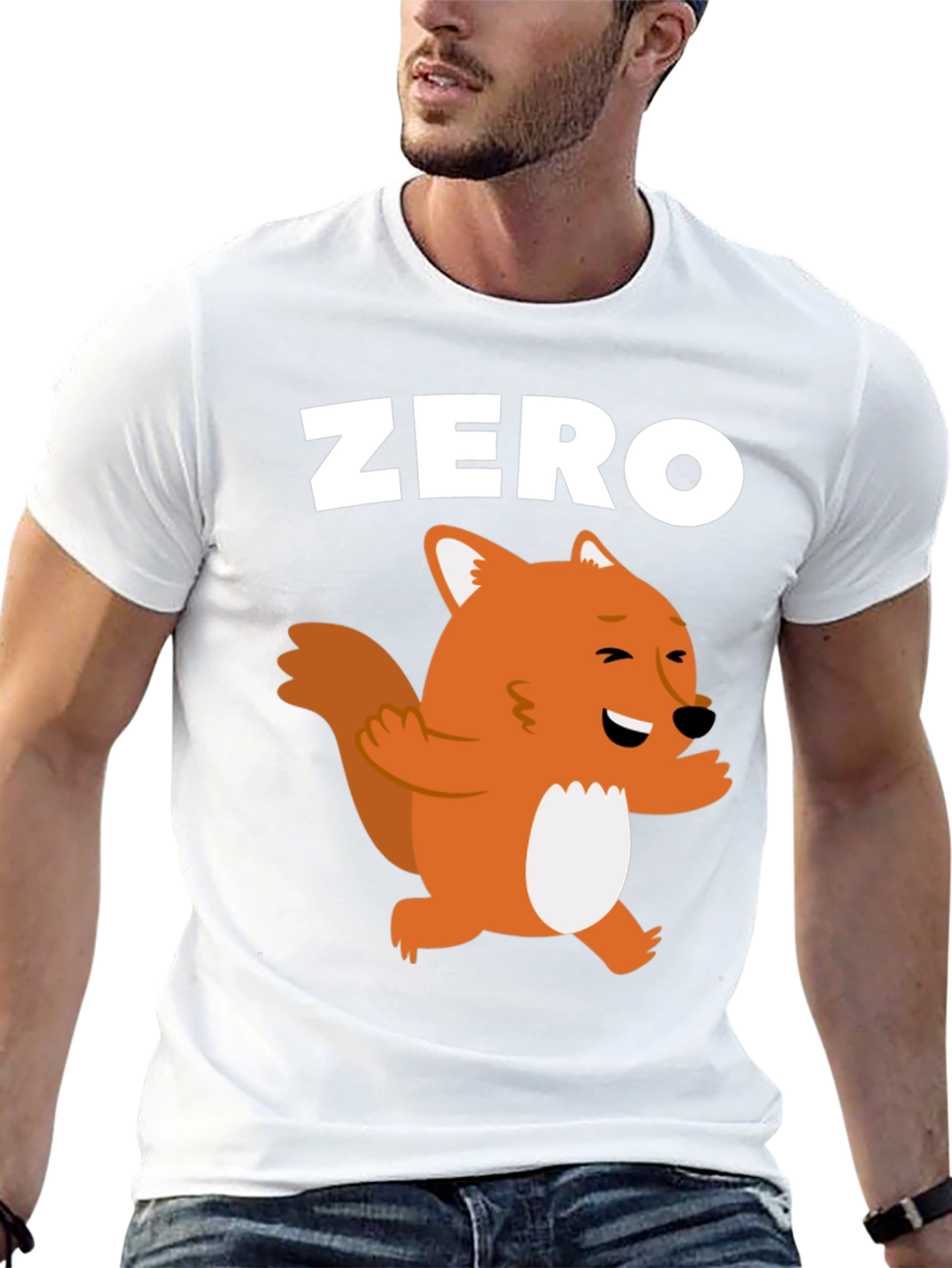 Black Zero Fox Given Graphic T-Shirt view 13
