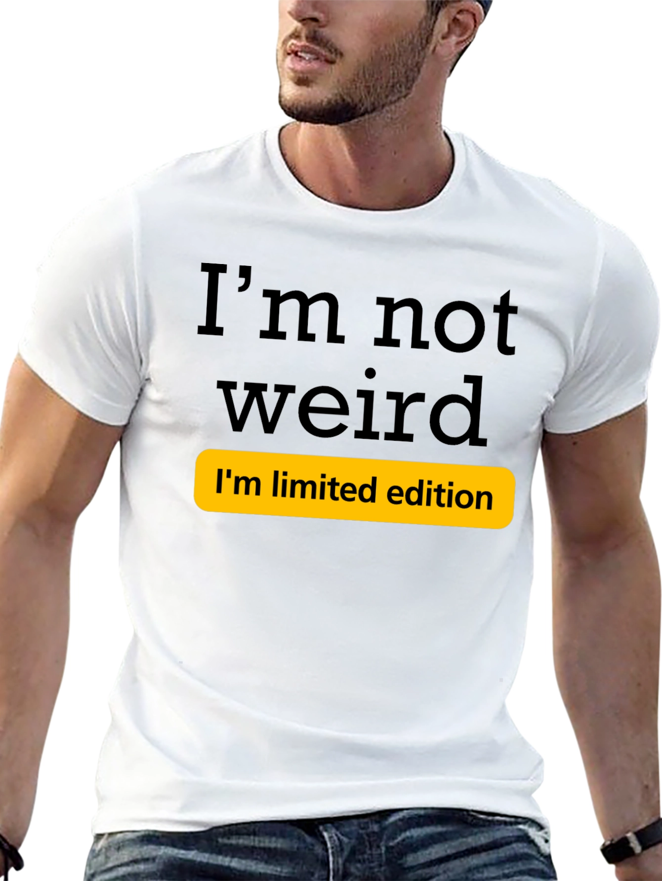 Black Funny I'm Not Weird Limited Edition T-Shirt view 13