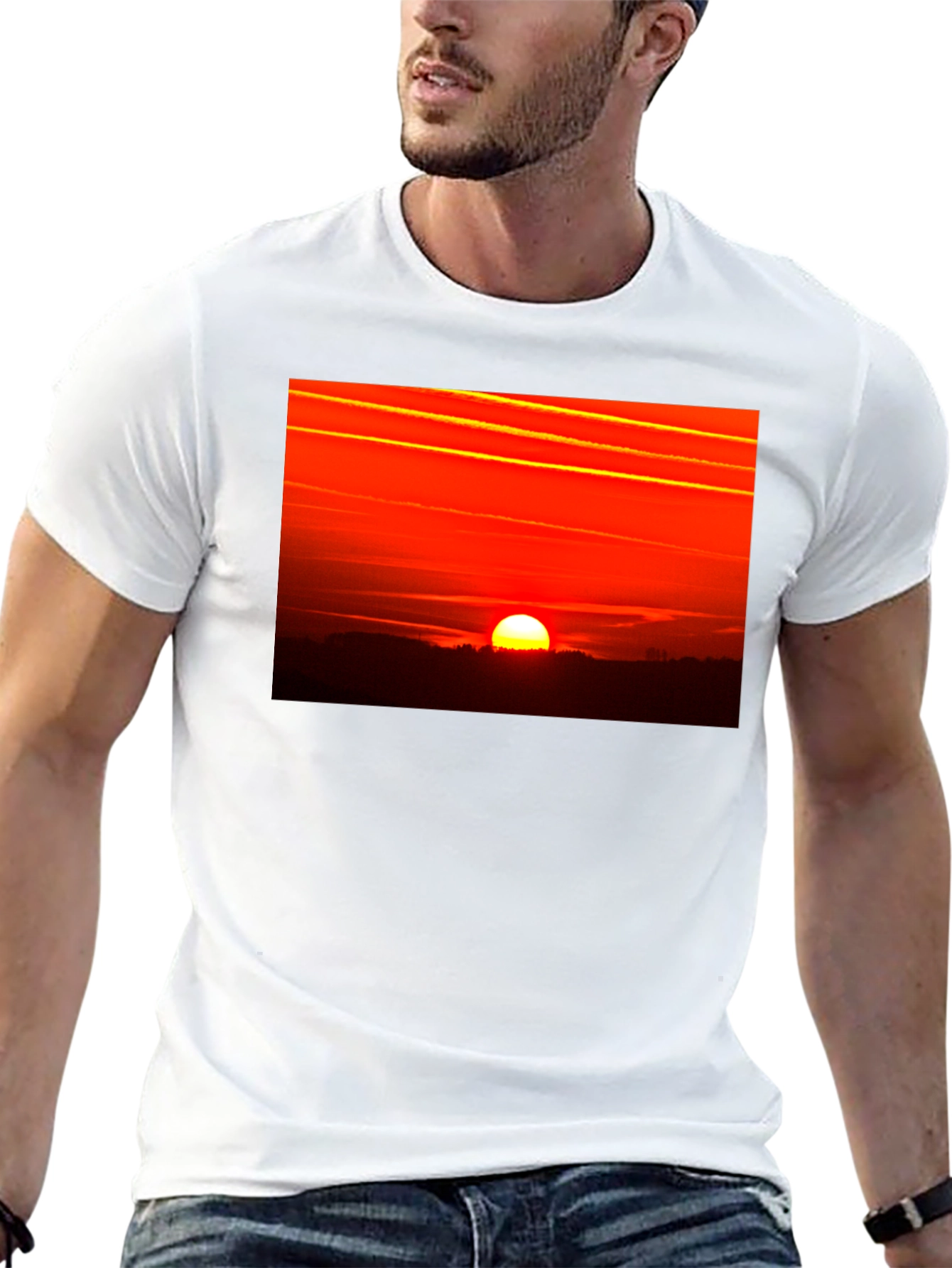 Black Sunset Graphic Tee - Bold & Stylish view 13