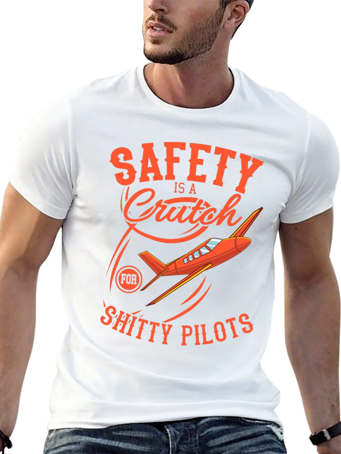 Black Safety is a Crutch T-Shirt view 13