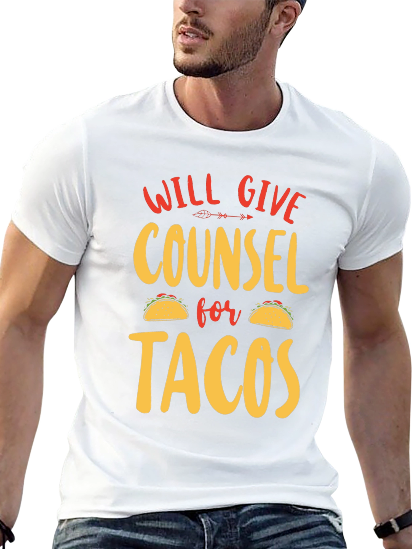 Will Give Counsel For Tacos Graphic Tee - 13