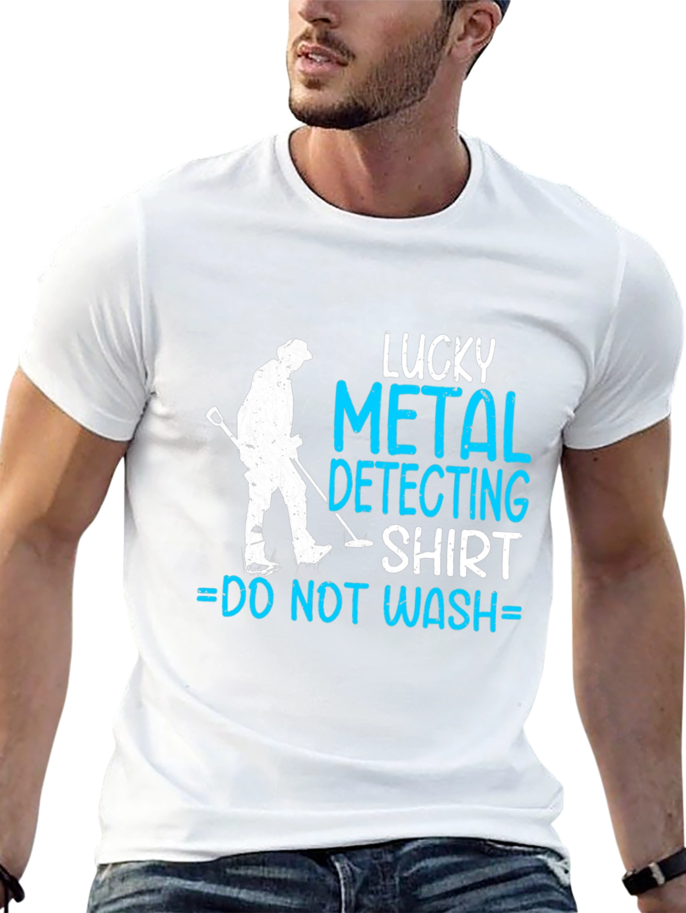 Black Lucky Metal Detecting Shirt view 13
