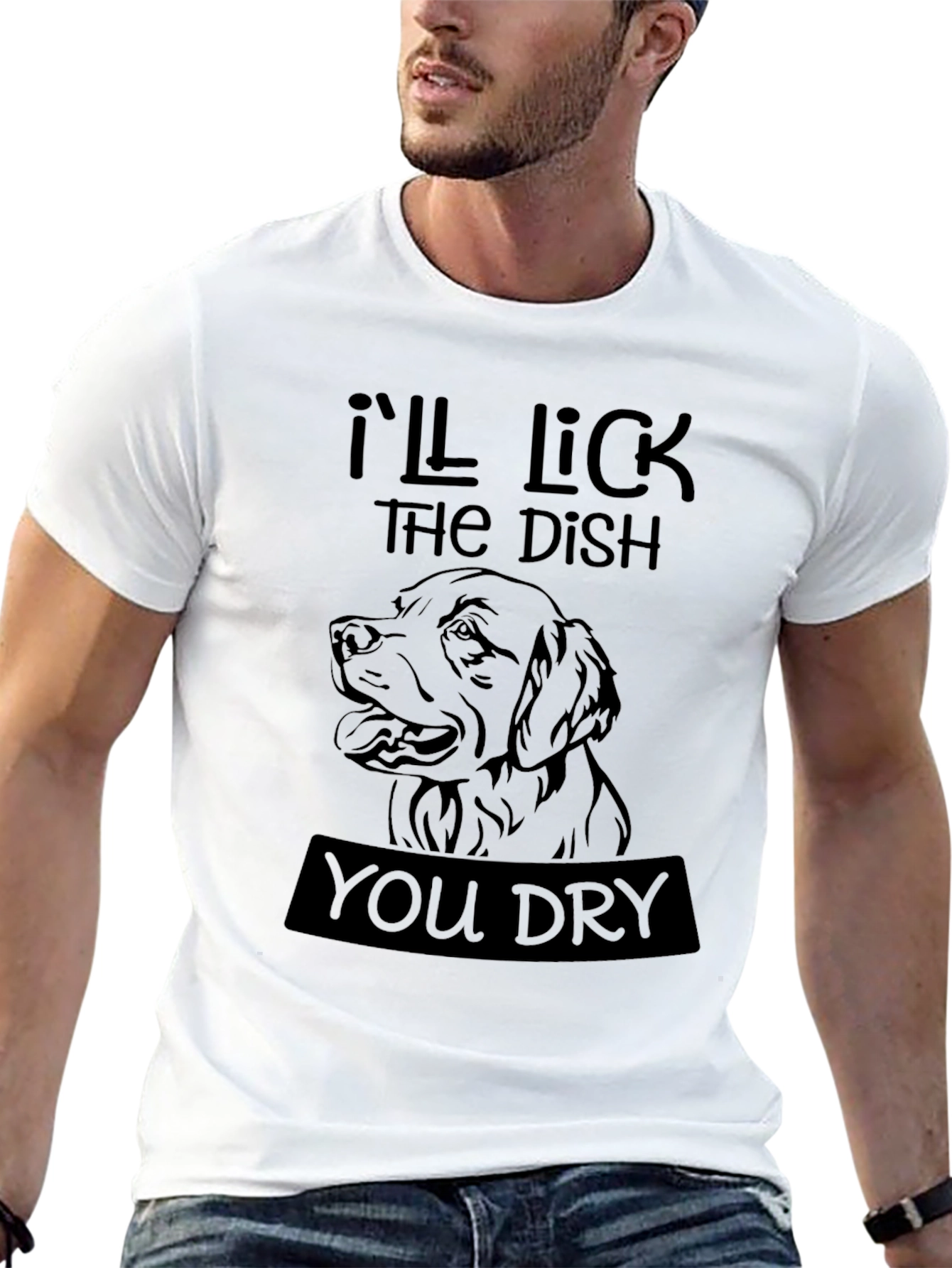 Black I'll Lick The Dish You Dry Graphic Tee view 13