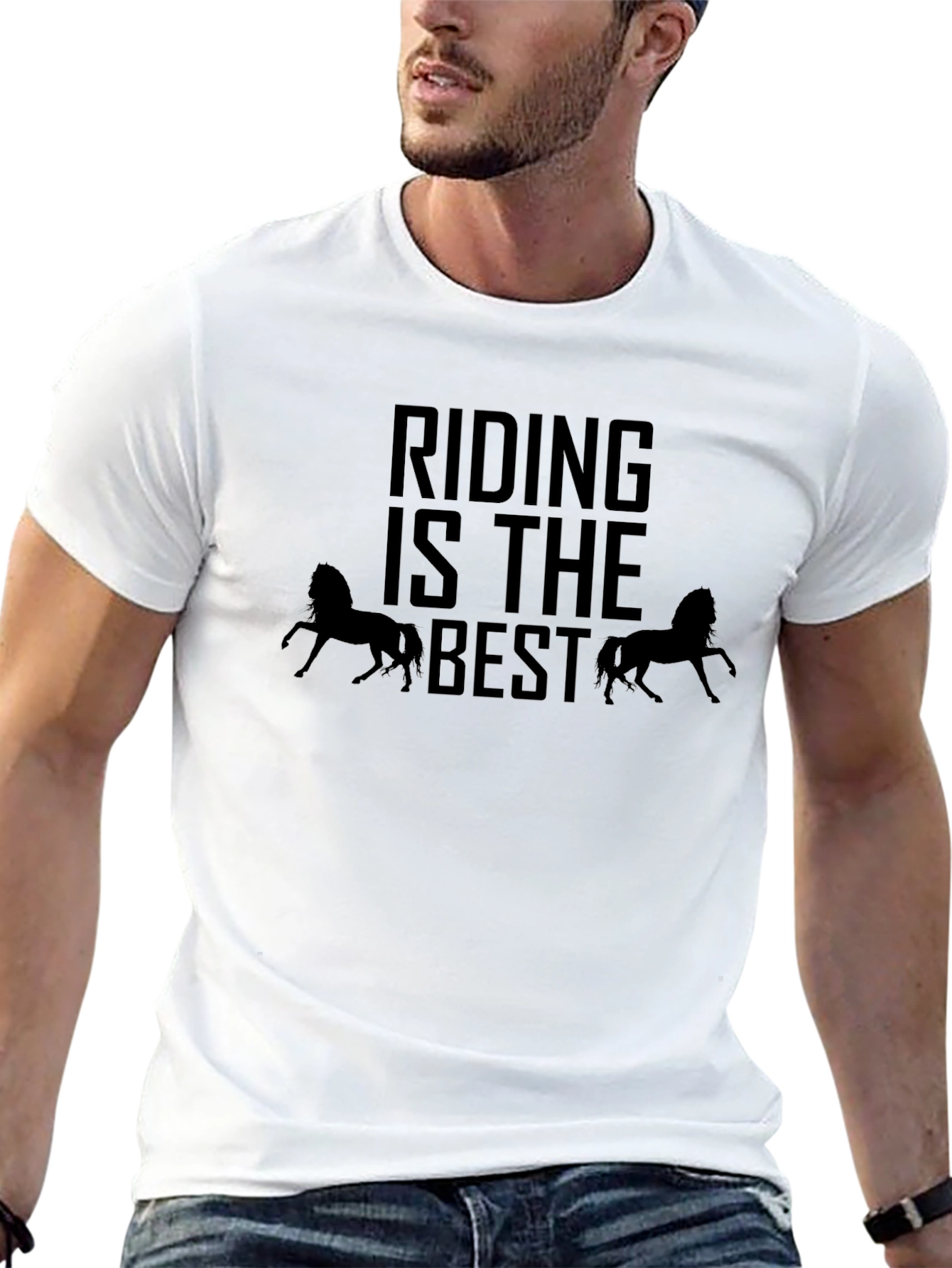 Black Riding is the Best Black Graphic Tee view 13
