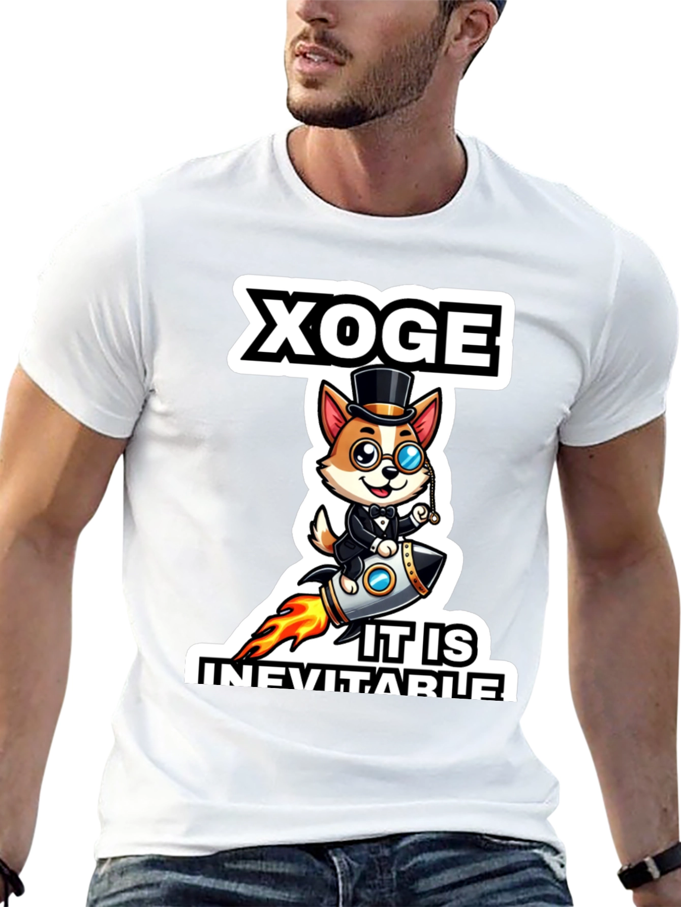 Black Xoge It Is Inevitable Black T-Shirt view 13