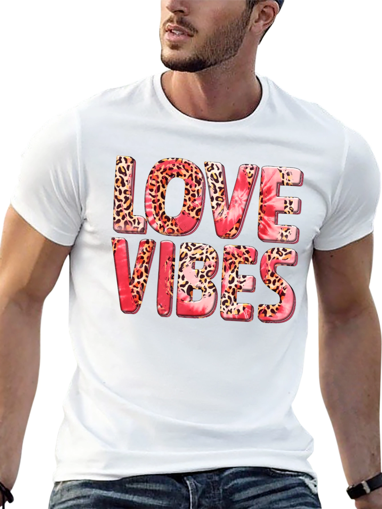 Black Love Vibes Graphic T-Shirt - Stylish Casual Tee view 13