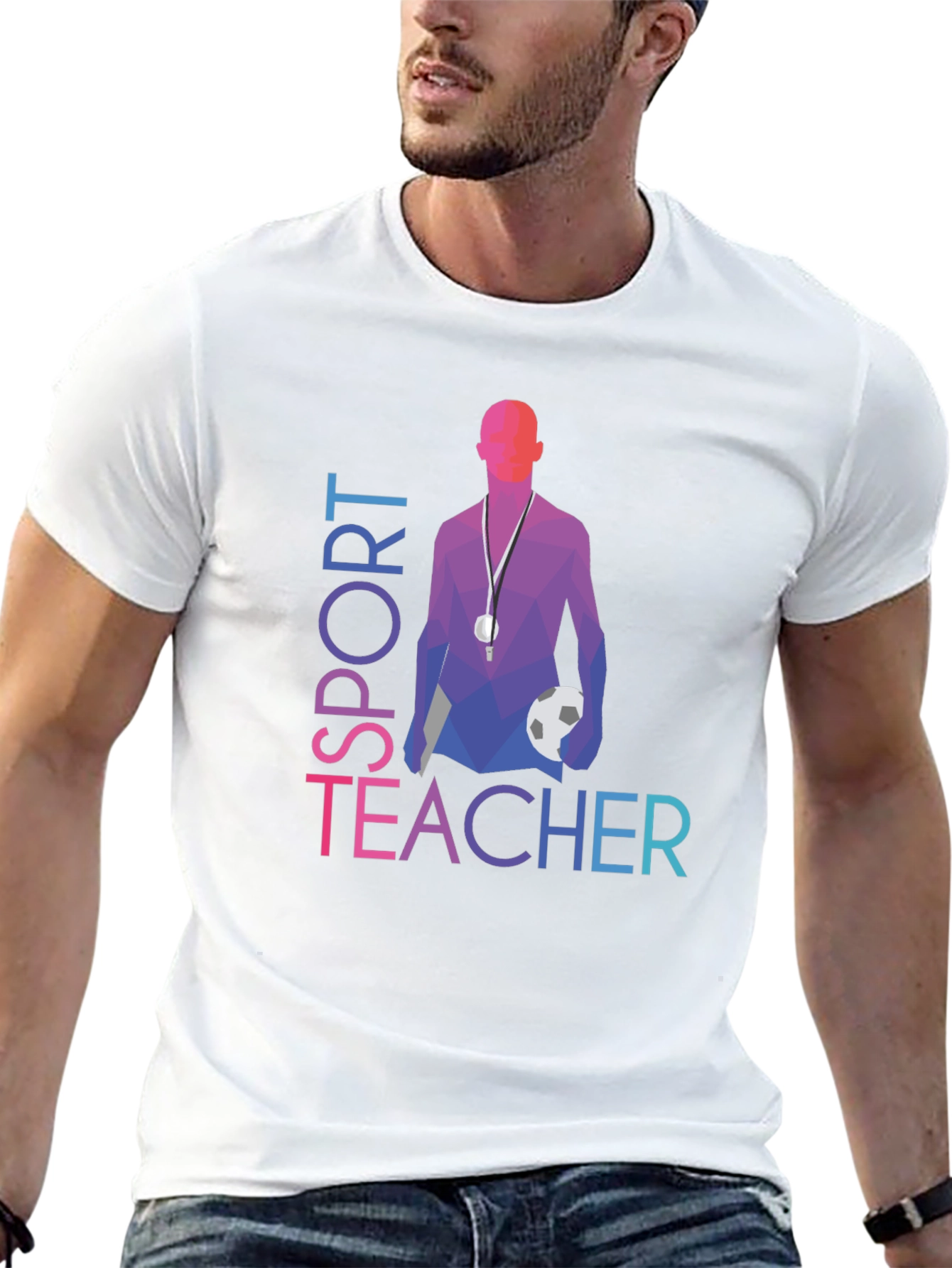 Black Sport Teacher Graphic Tee view 13