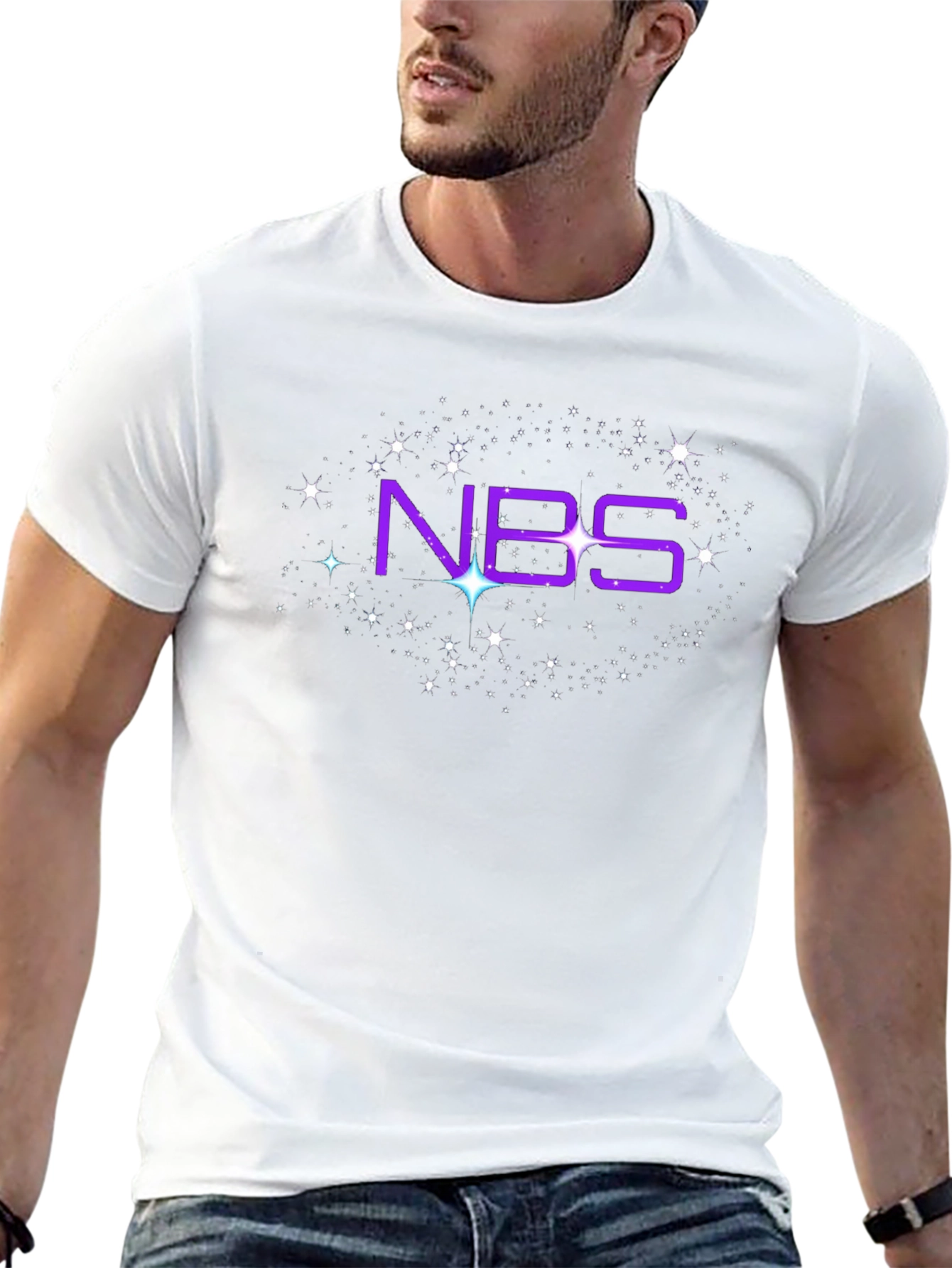 Black NBS Galaxy Graphic T-Shirt - Black view 13