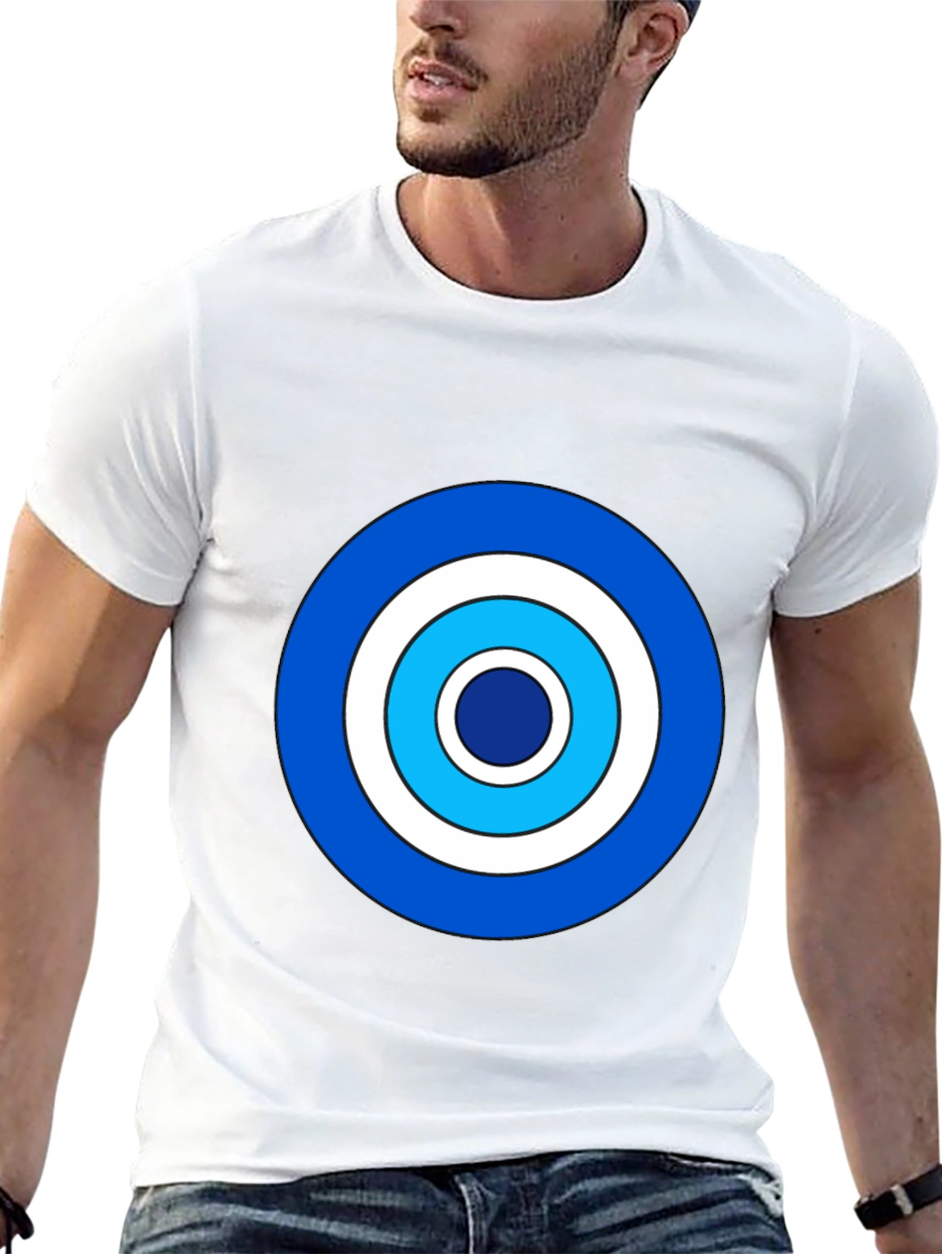Black Bullseye Graphic Tee - Bold Target Design view 13