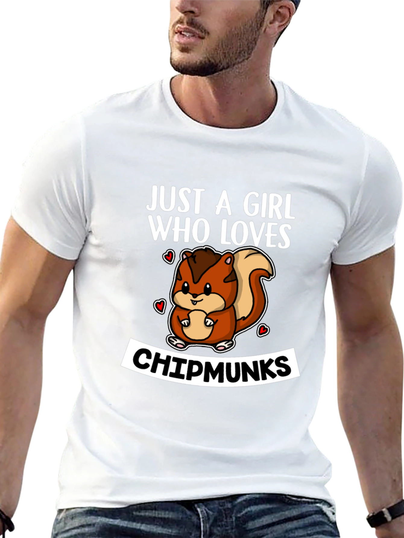 Black Girl Who Loves Chipmunks T-Shirt view 13