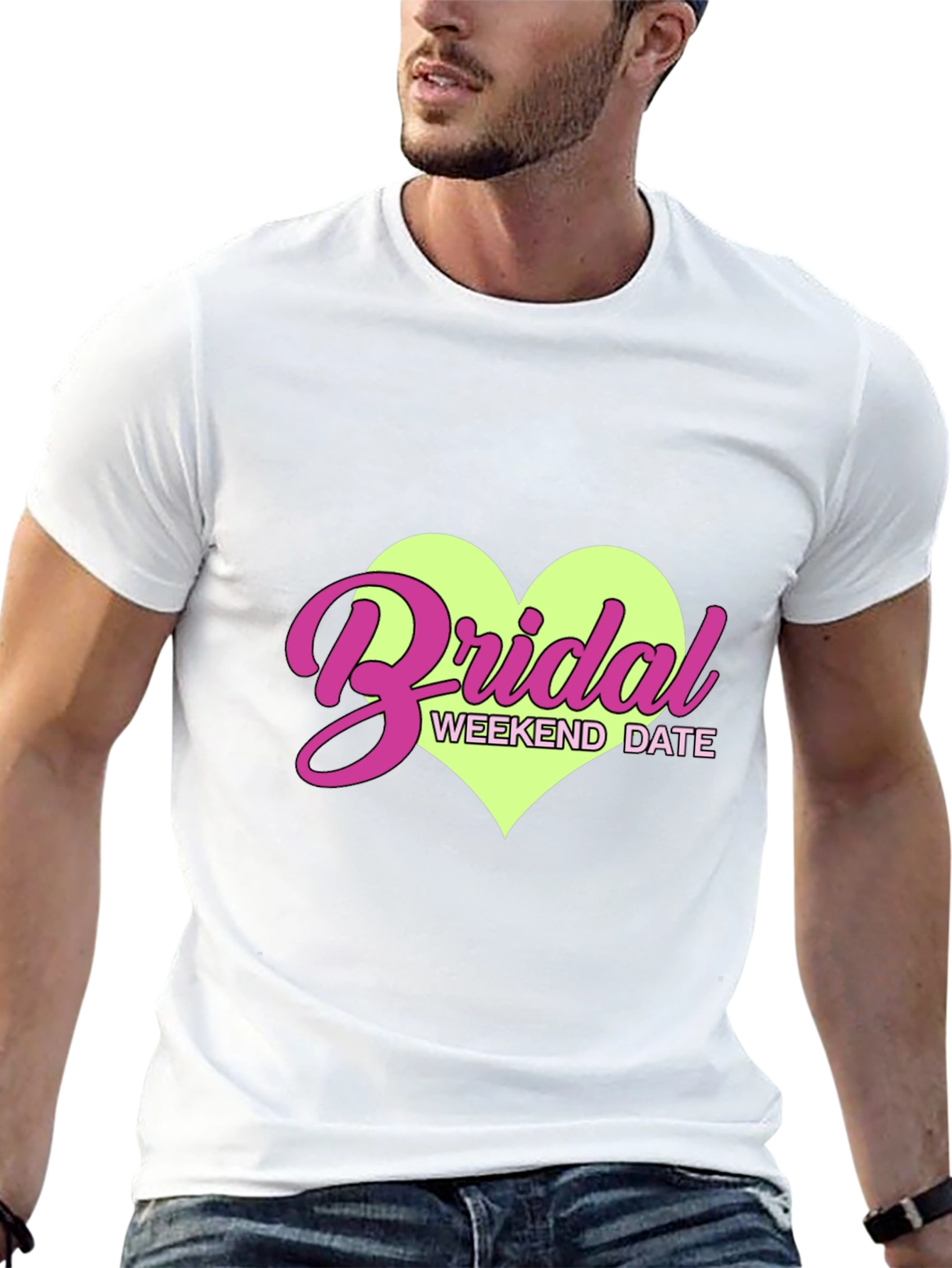 Black Bridal Weekend Date T-Shirt - Bachelorette Party Tee view 13