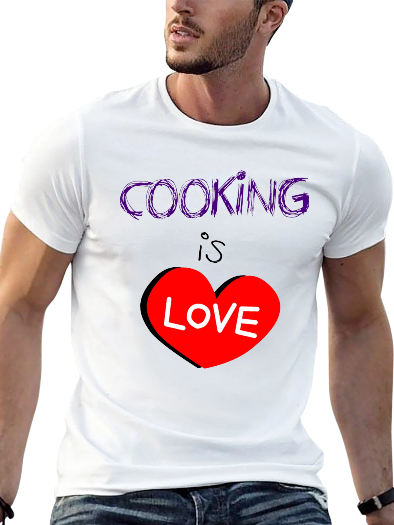 Black Cooking is Love T-Shirt - Stylish Graphic Tee view 13