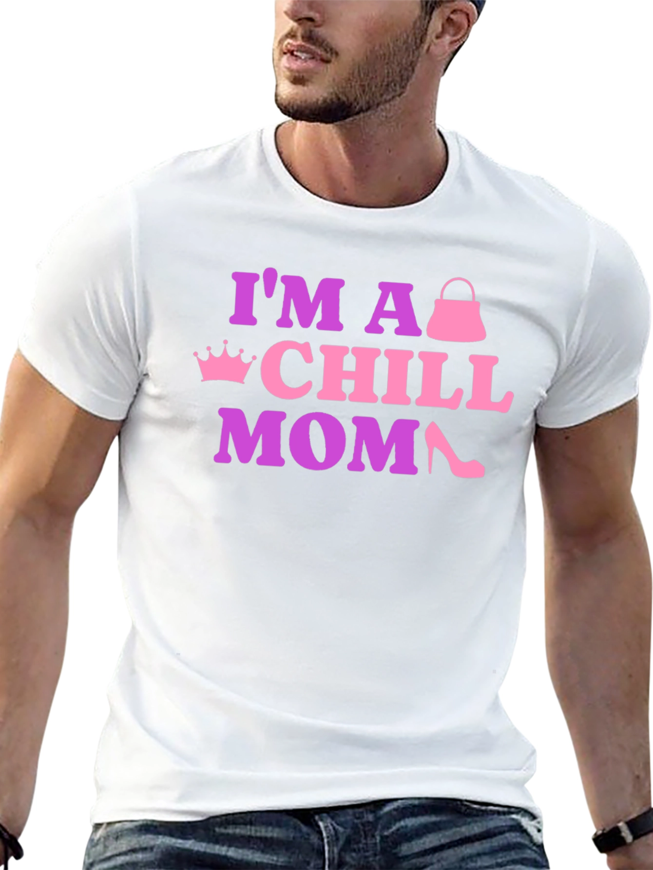 Black Chill Mom Graphic Tee - Fun & Stylish view 13