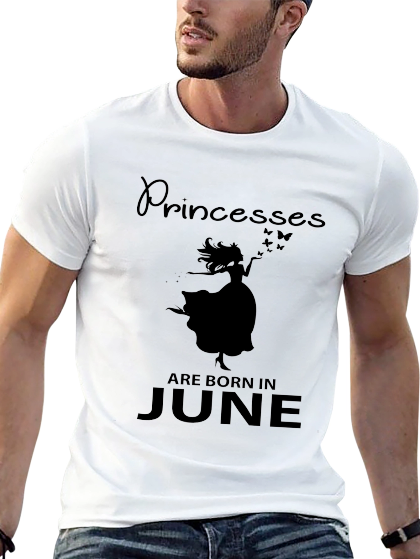 Black Princesses Are Born in June T-Shirt view 13