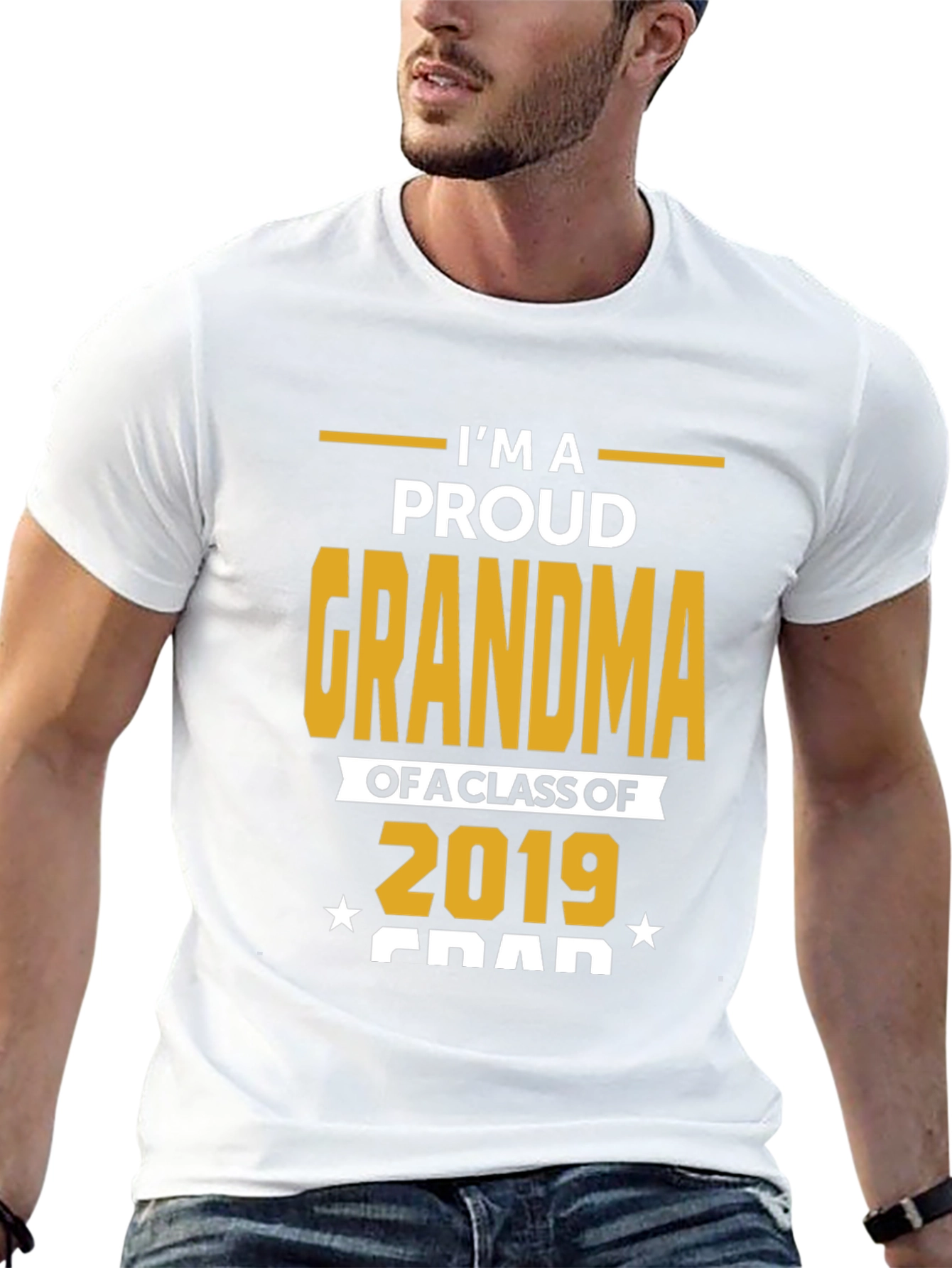 Black Proud Grandma Class of 2019 T-Shirt view 13