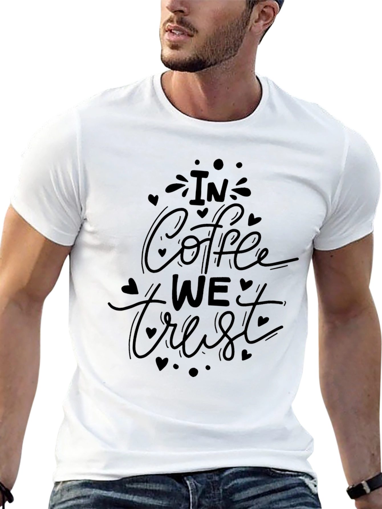 Black In Coffee We Trust Graphic Tee - Stylish Comfort view 13