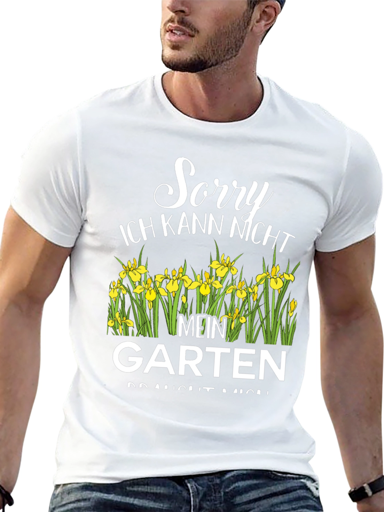 Black Sorry Mein Garten T-Shirt view 13