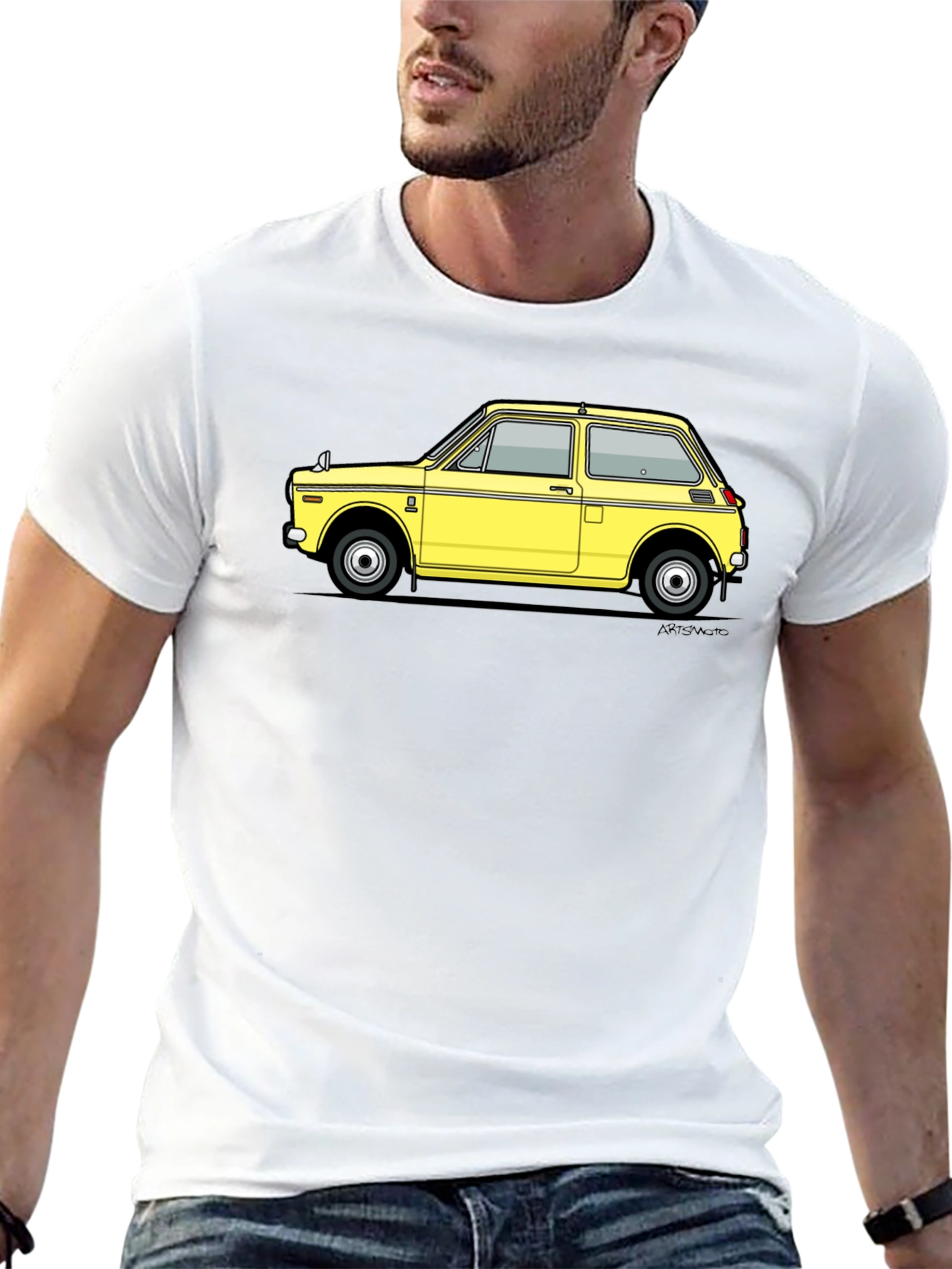 Black Retro Car Graphic T-Shirt - Stylish Auto Enthusiast Tee view 13