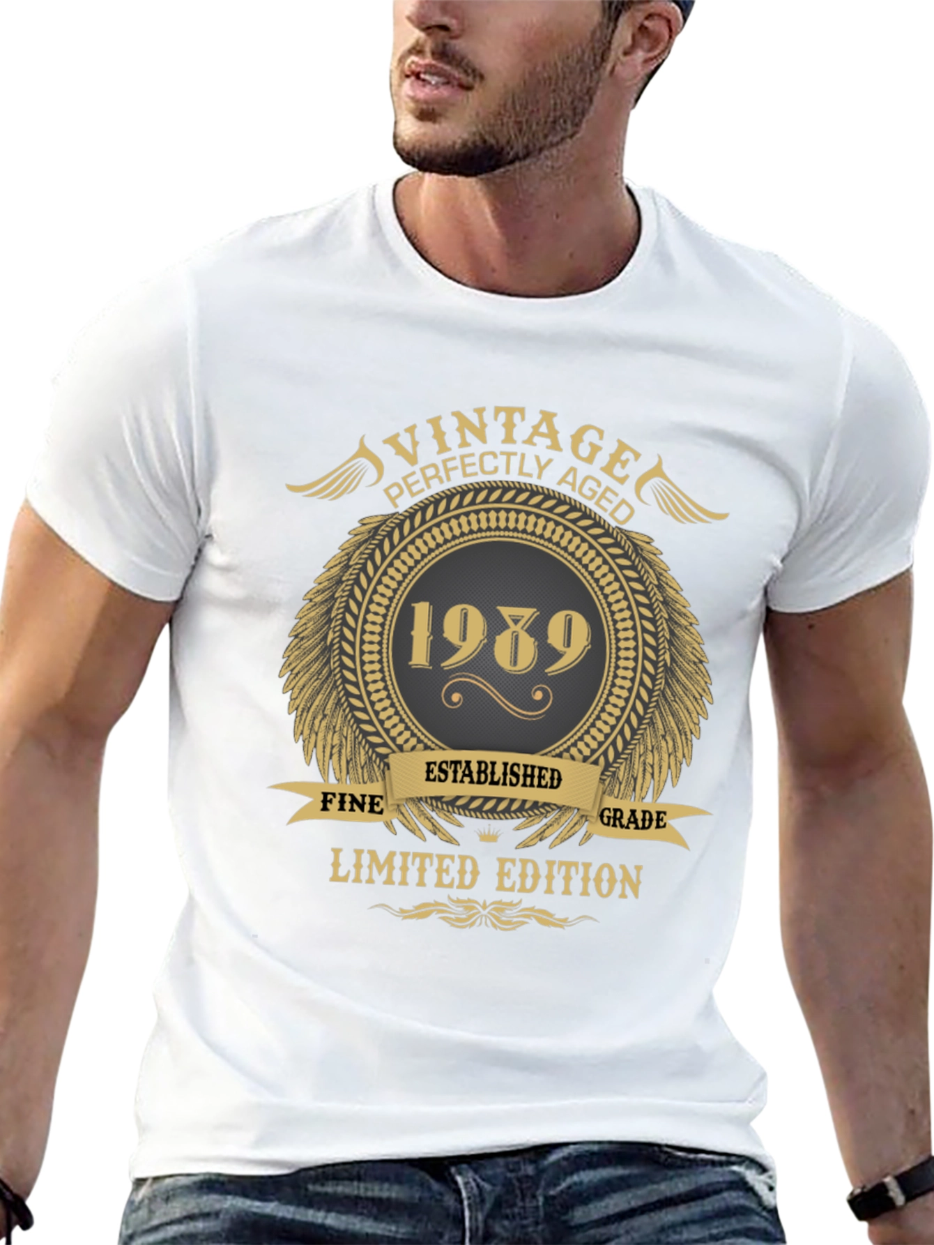 Black Vintage 1989 Limited Edition Black T-Shirt view 13