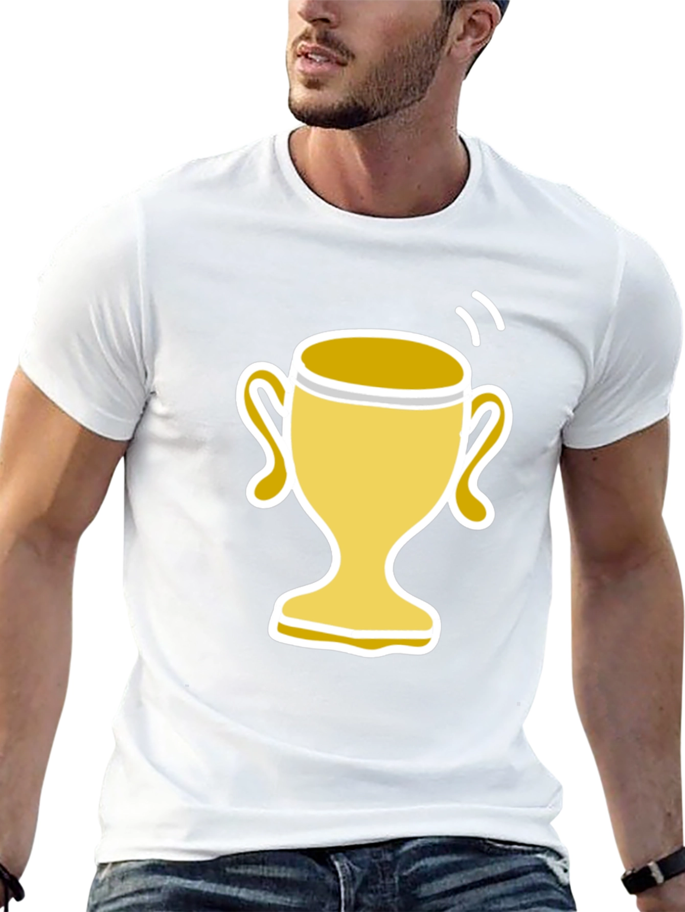 Black Trophy Graphic Black Tee - Winner's Choice! view 13
