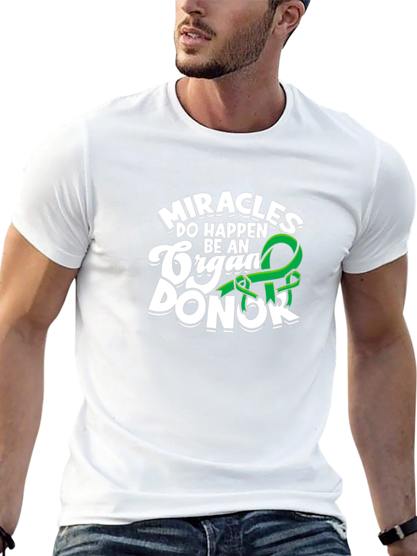 Black Miracles Happen Be An Organ Donor T-Shirt view 13