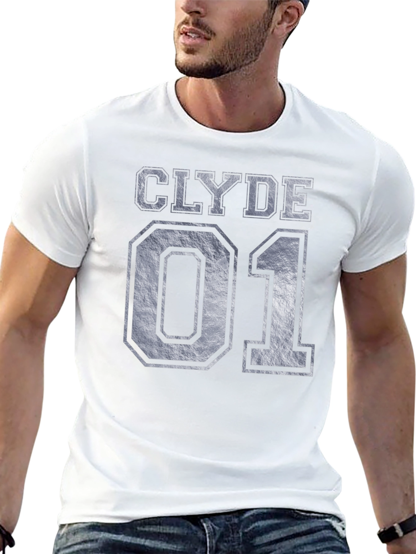 Black Clyde 01 Graphic Tee - Black Cotton Blend view 13
