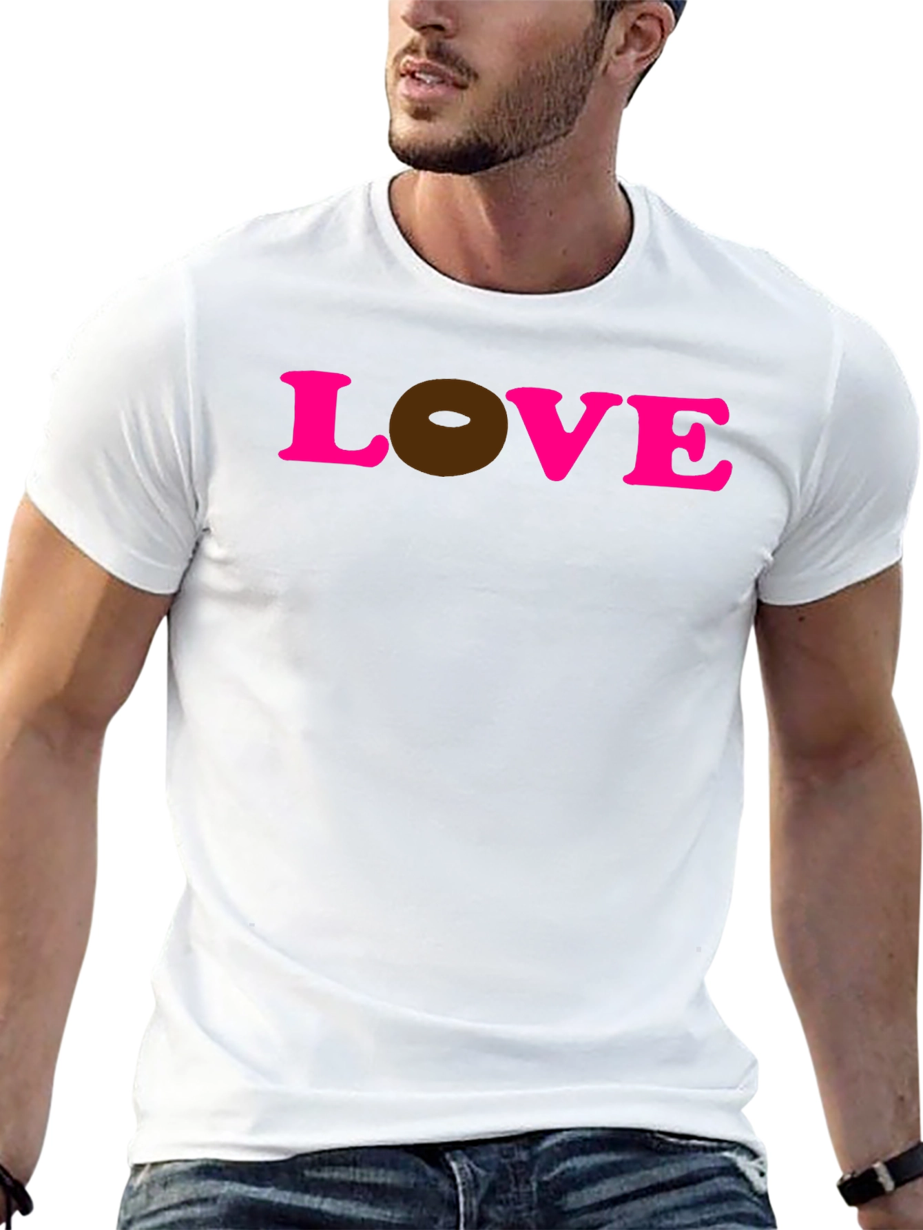 Black Donut Love T-Shirt - Unique Design view 13