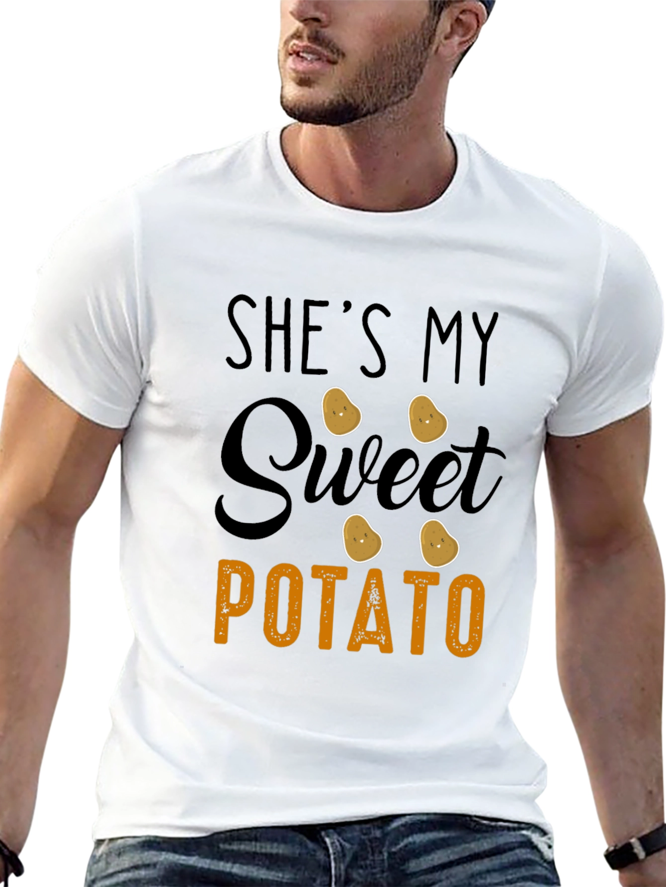 Black She's My Sweet Potato Graphic Tee view 13