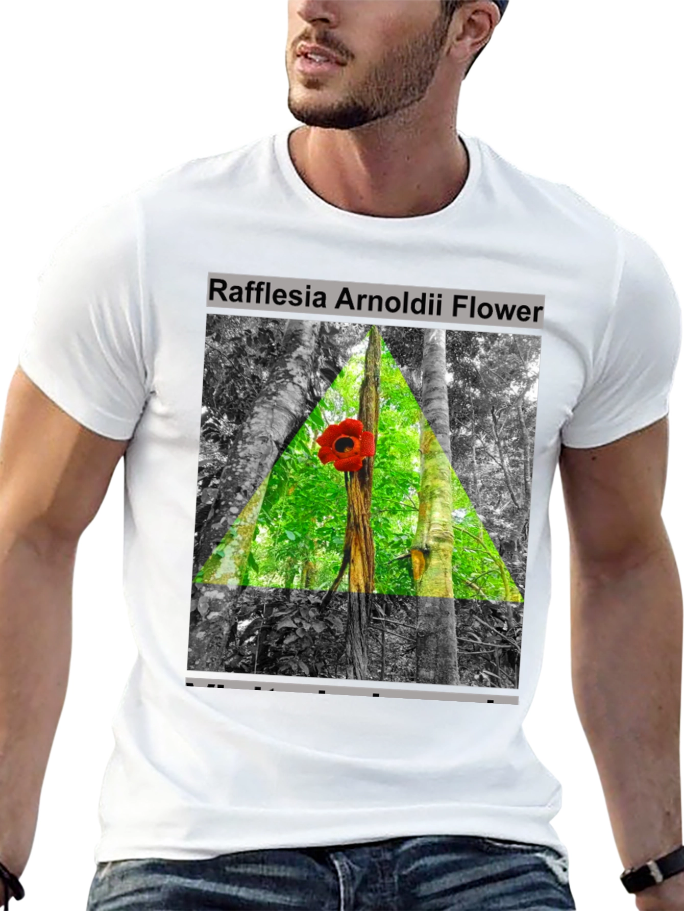 Black Rafflesia Arnoldii Flower T-Shirt view 13