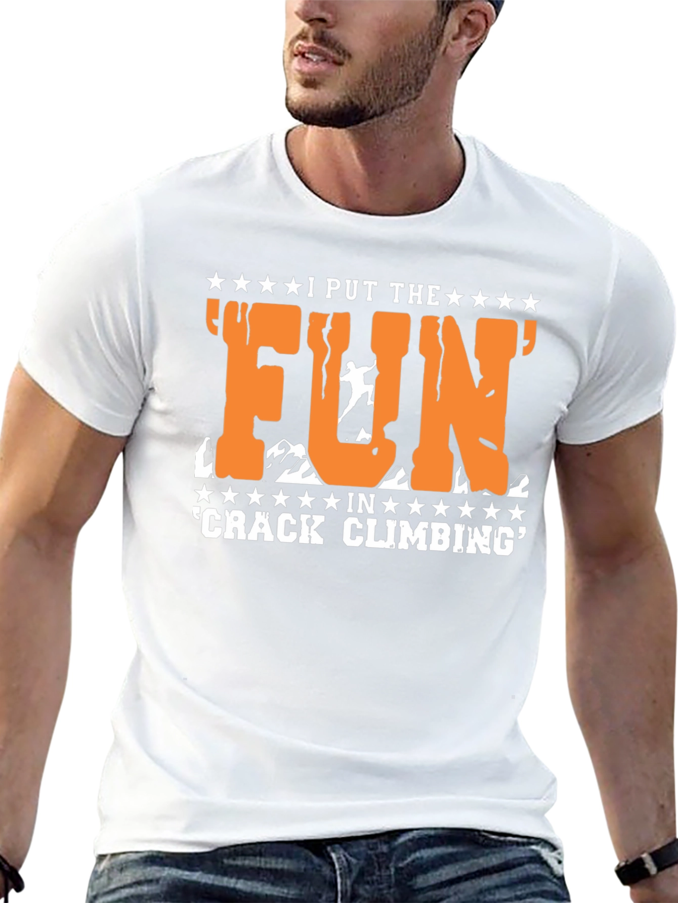 Crack Climbing Fun T-Shirt - Mountain Adventure Tee - 13