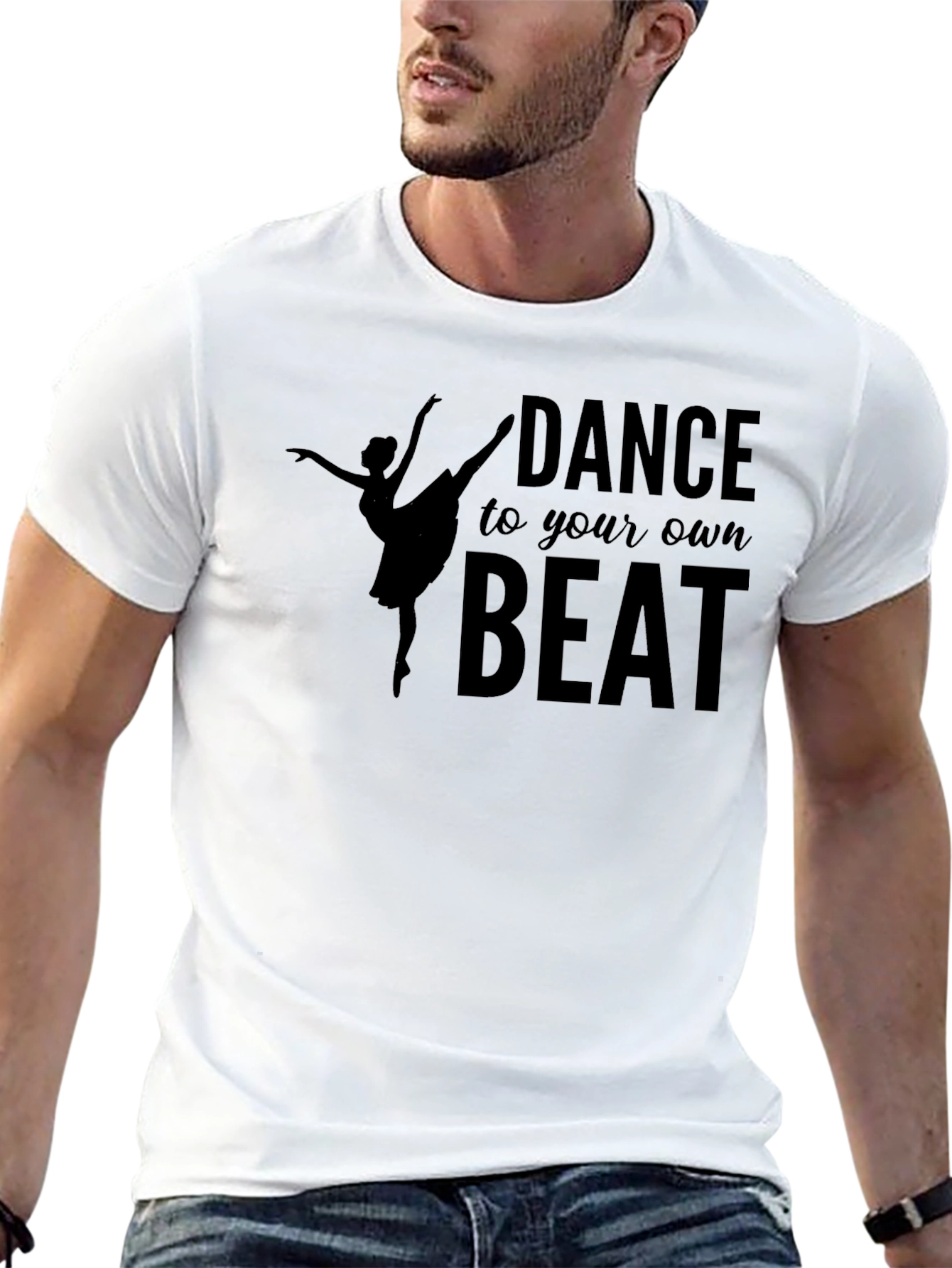 Black Dance to Your Own Beat T-Shirt view 13