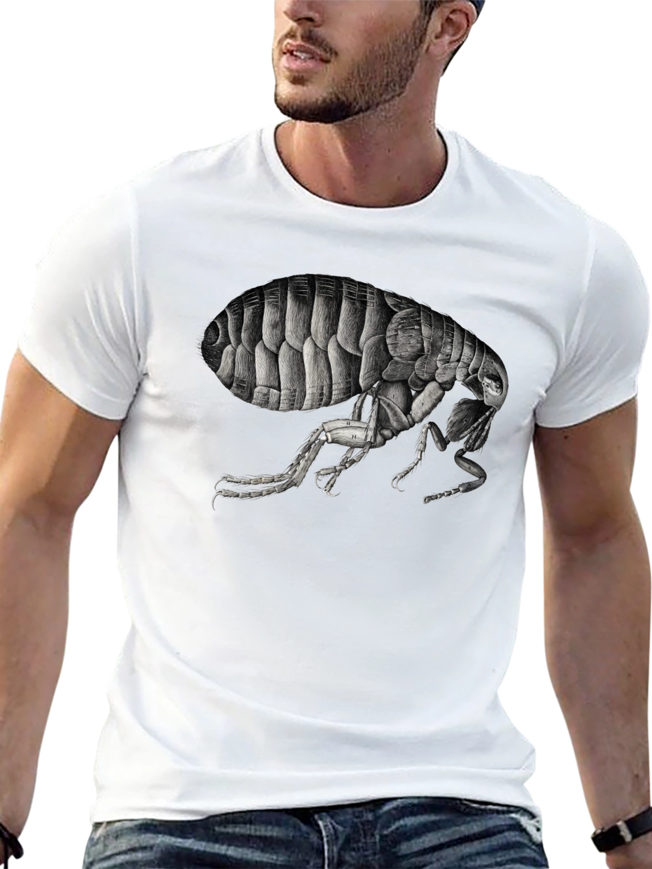 Black Flea Graphic Print T-Shirt view 13