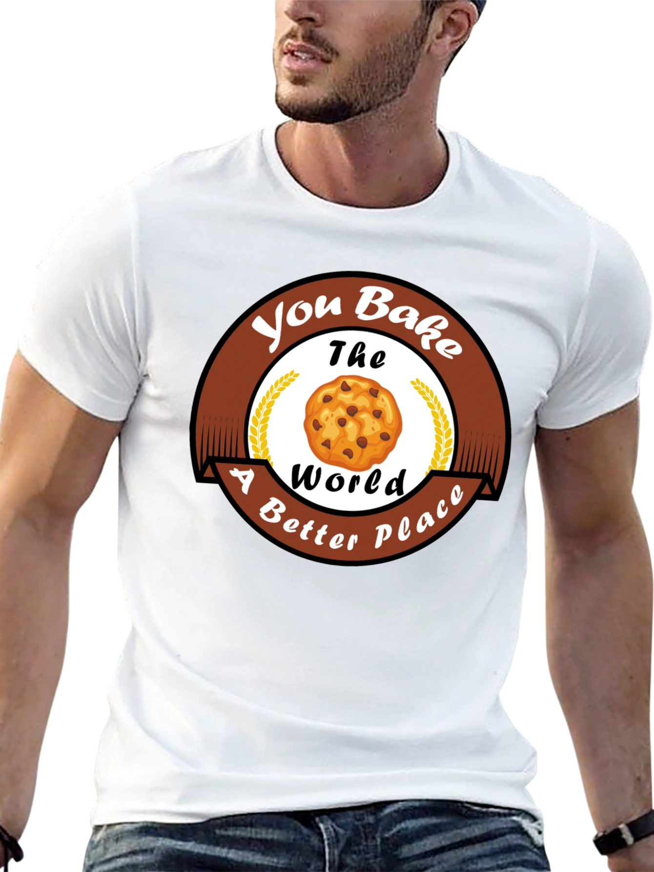 Black You Bake The World Better T-Shirt view 13