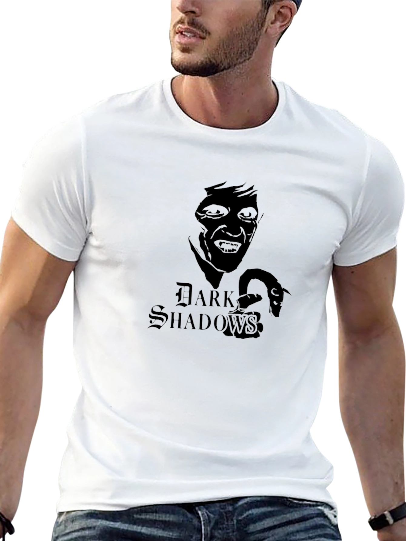 Dark Shadows Graphic Tee - Classic Horror Film Design - 13