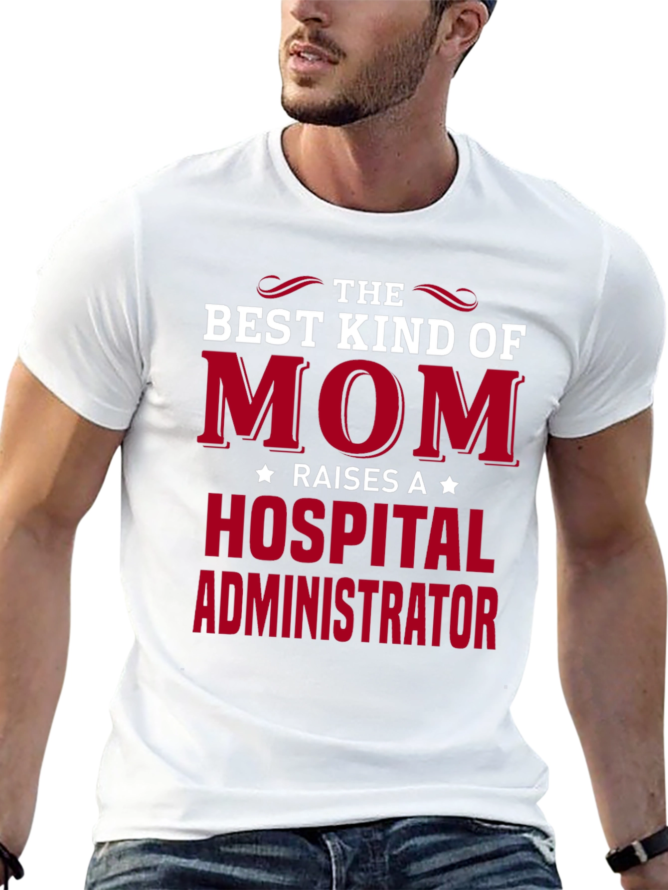 Black Best Mom Raises Hospital Administrator T-Shirt view 13