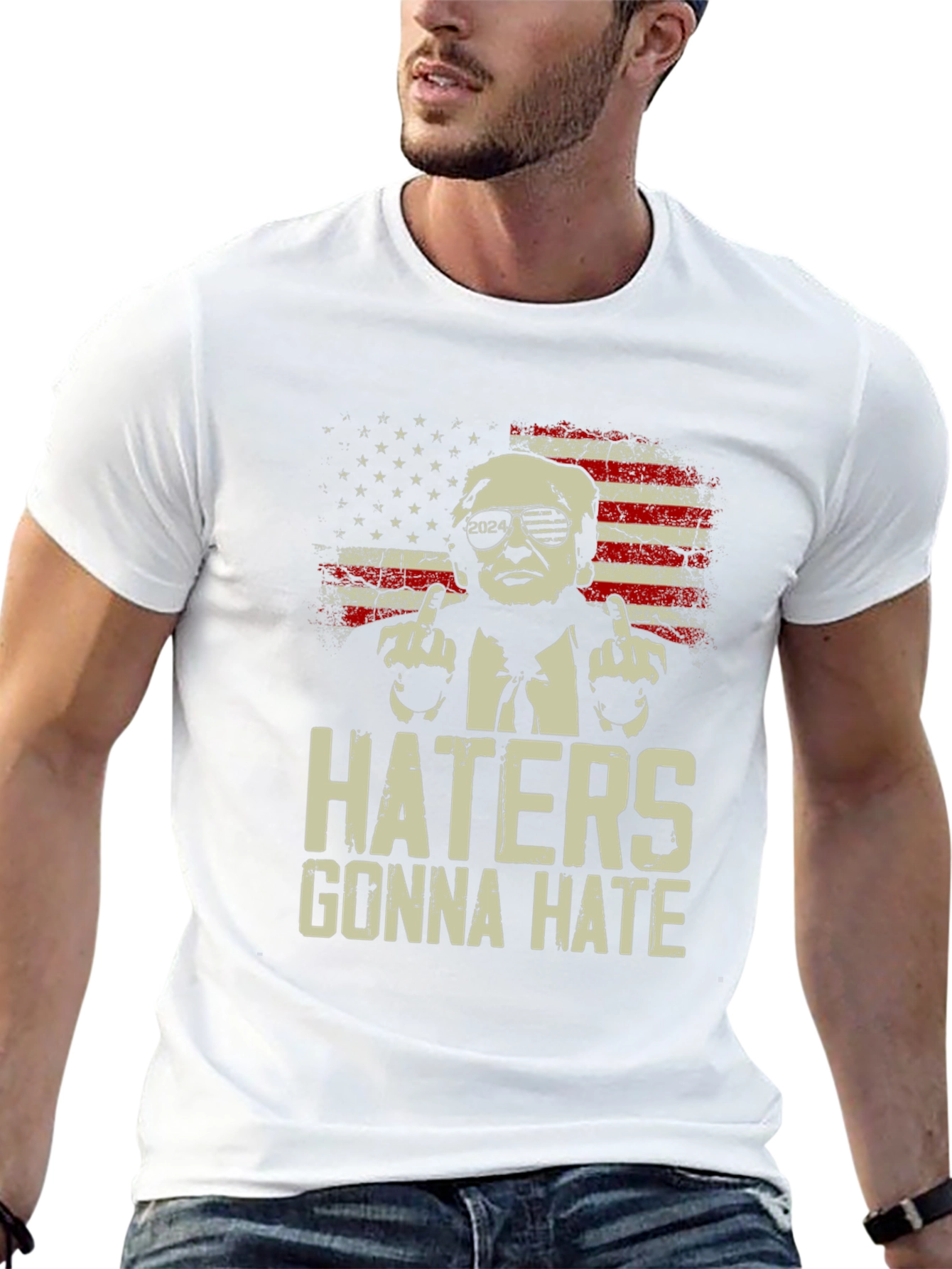 Haters Gonna Hate Trump 2024 T-Shirt - 13