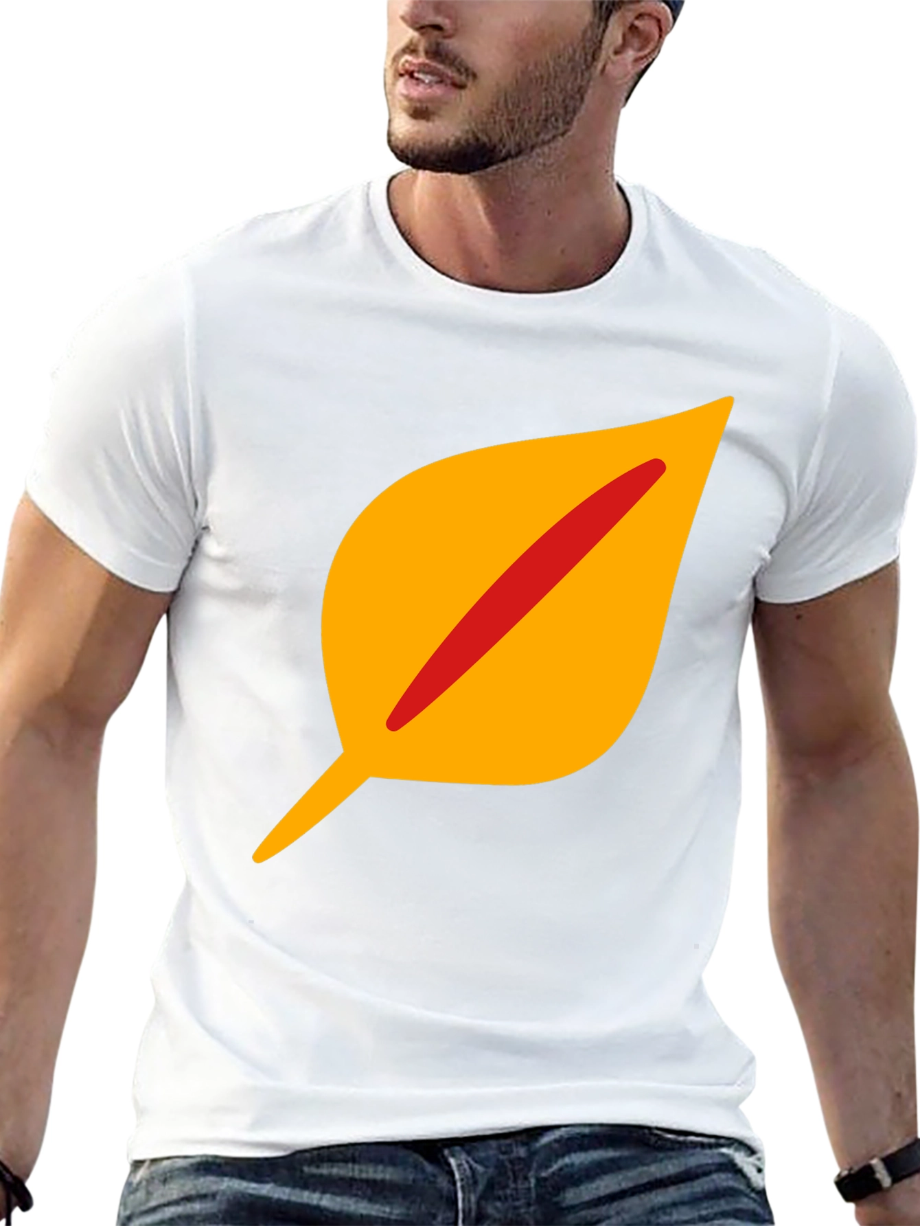 Leaf Graphic Tee - Stylish Black Cotton T-Shirt - 13