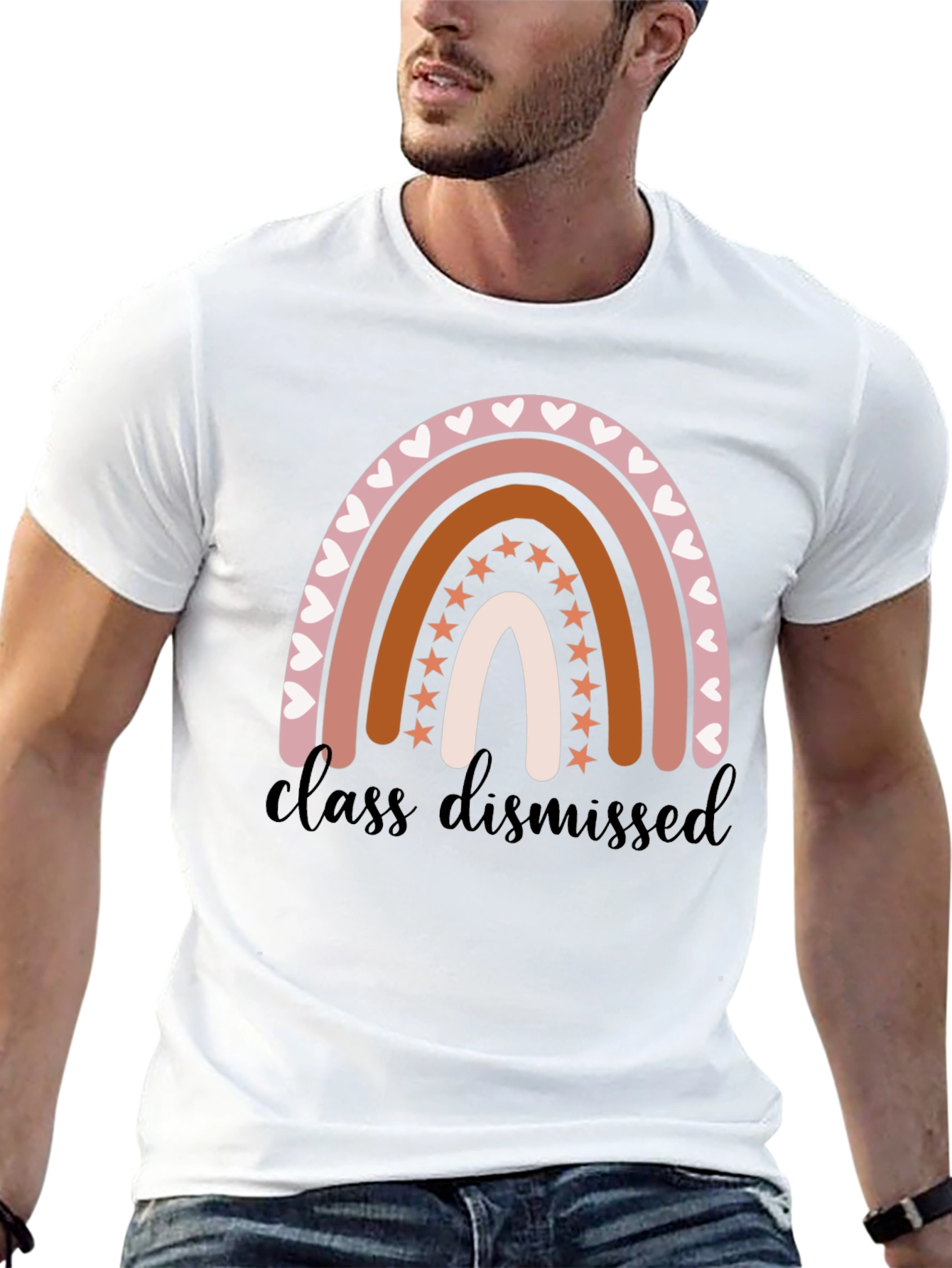 Black Class Dismissed Rainbow Graphic Tee view 13