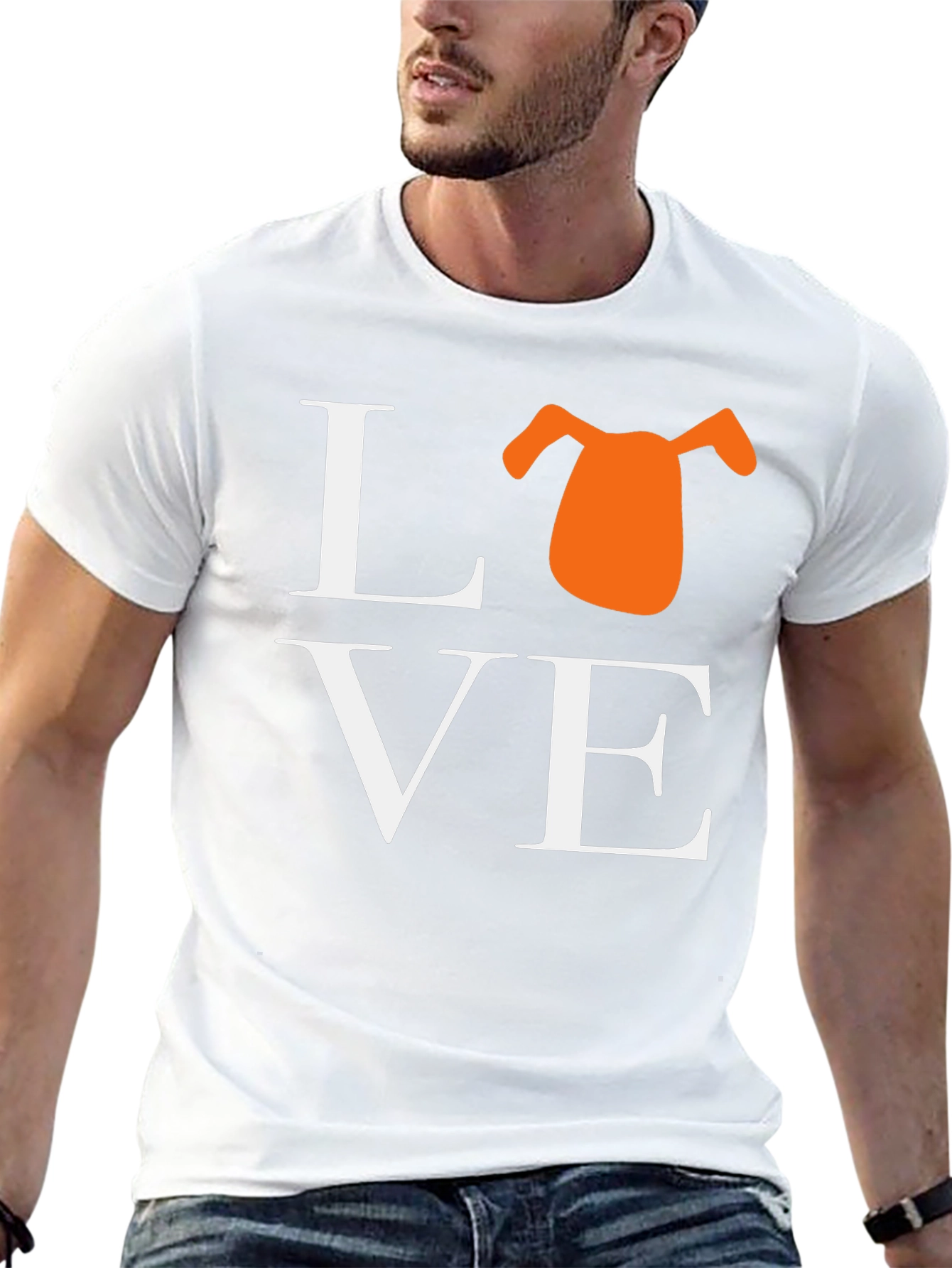 Black Love Dog Graphic Tee view 13